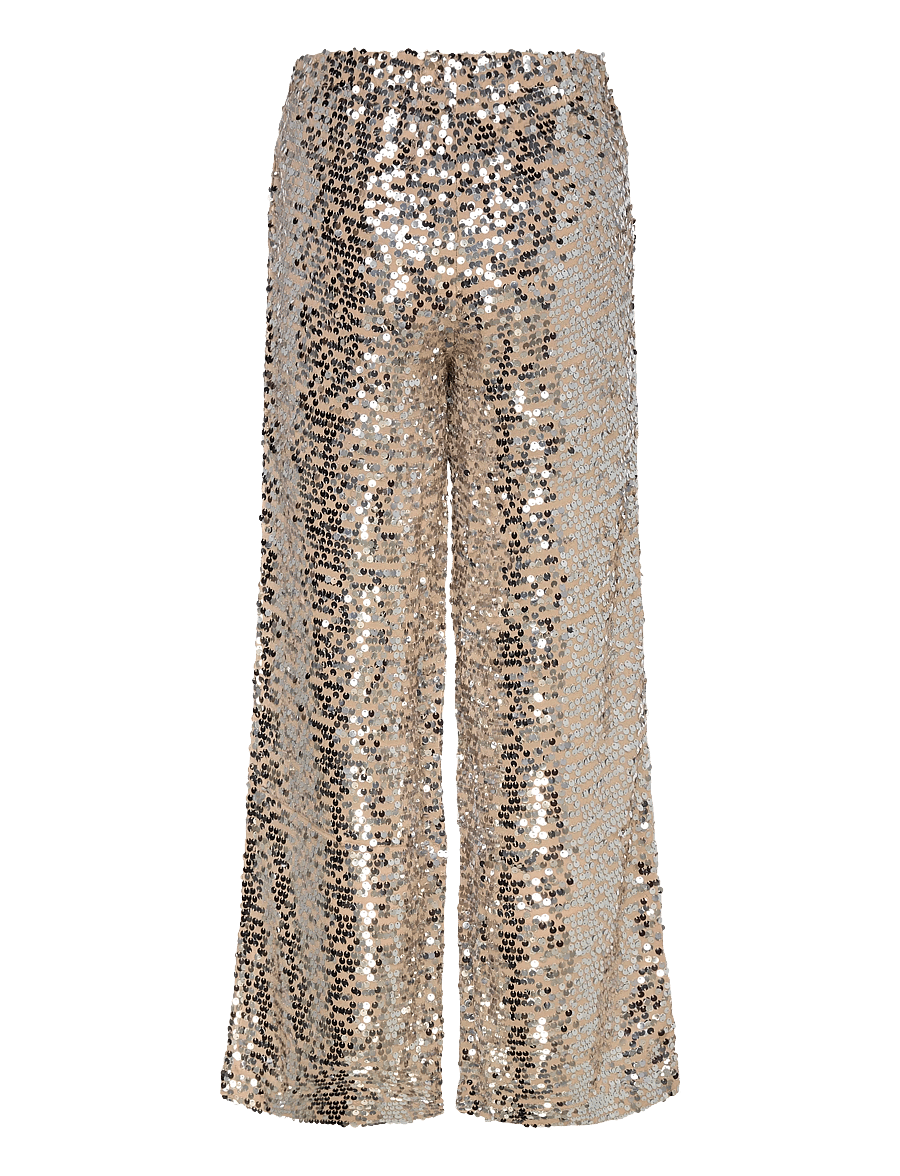 Bruuns Bazaar - FoliumBBBrinna pants - hosen mit weitem bein - silver - 1