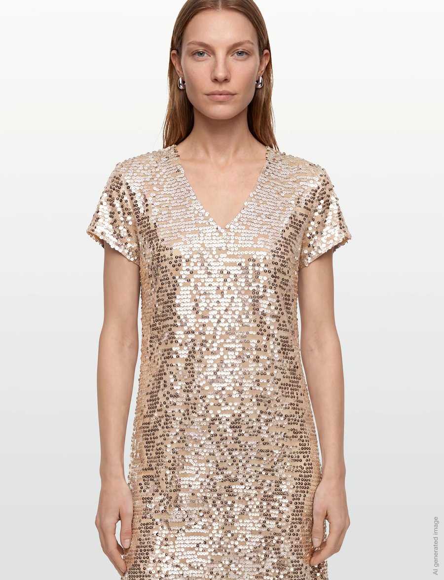 Bruuns Bazaar - FoliumBBBiara dress - aftenkjoler - silver - 3