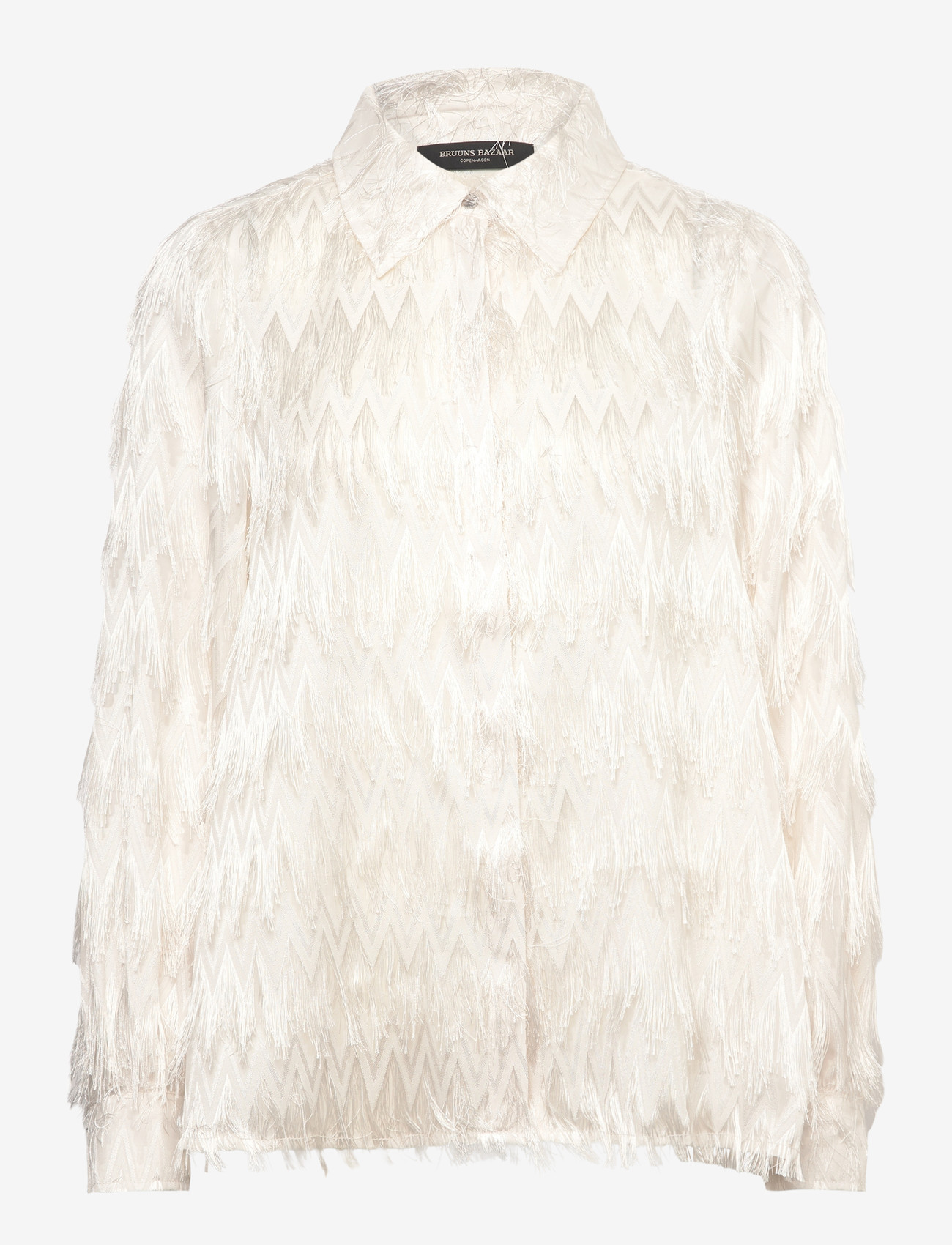 Bruuns Bazaar - FrillyBBArdadia shirt - chemises à manches longues - snow white - 0