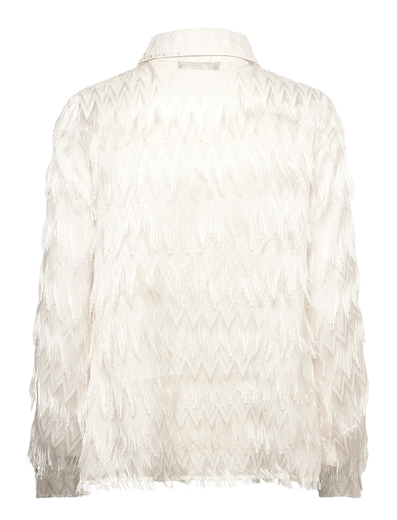 Bruuns Bazaar - FrillyBBArdadia shirt - chemises à manches longues - snow white - 1