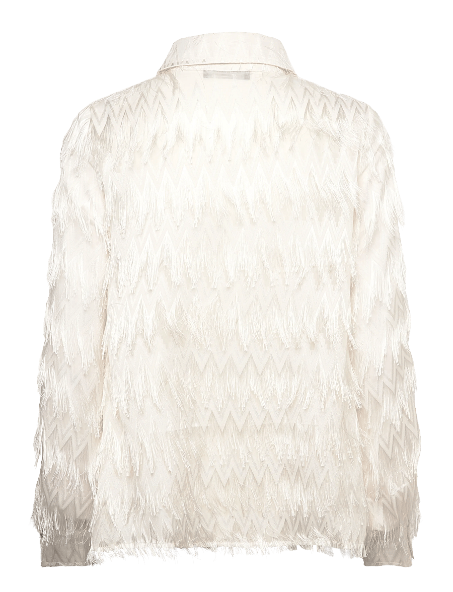 Bruuns Bazaar - FrillyBBArdadia shirt - overhemden met lange mouwen - snow white - 1