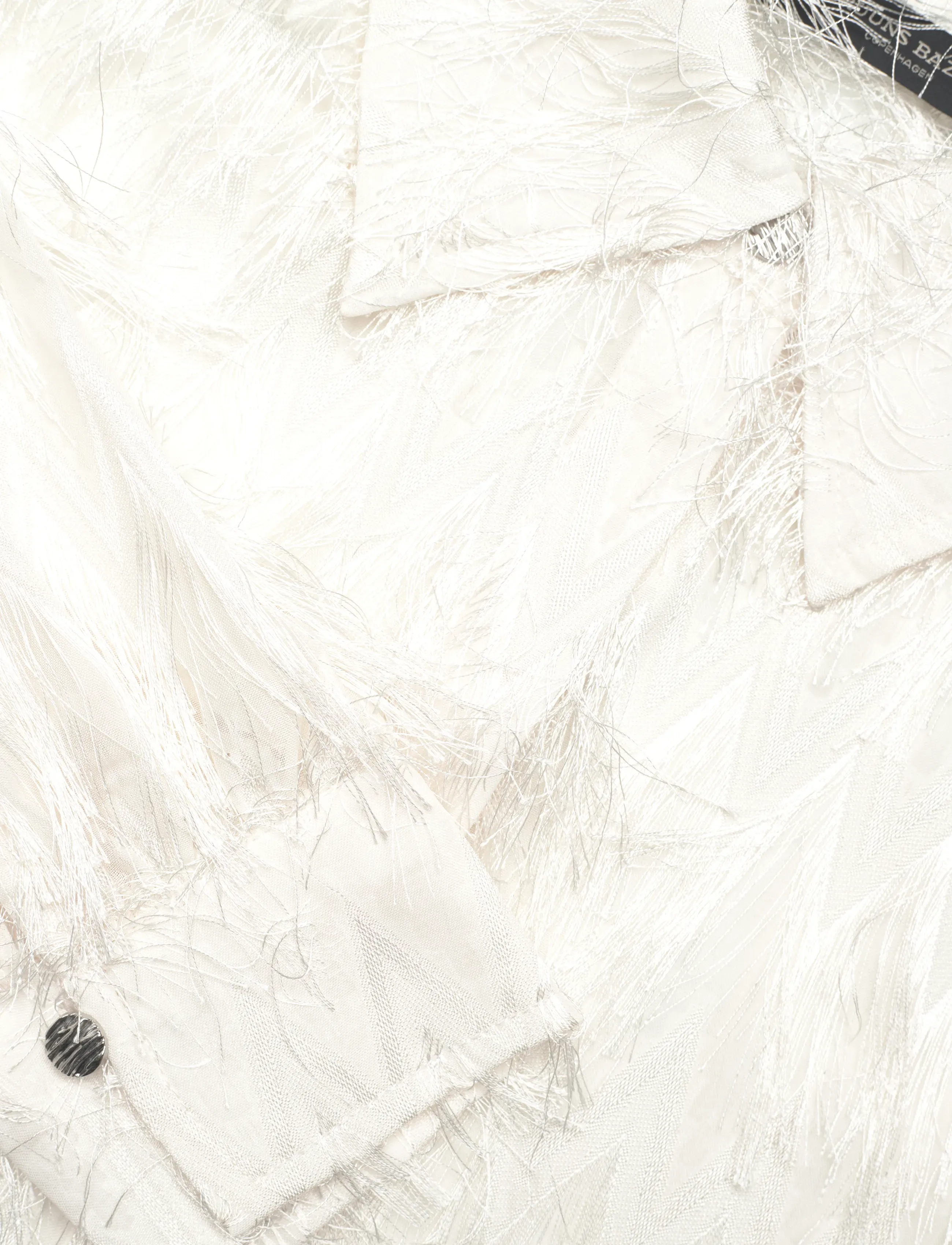 Bruuns Bazaar - FrillyBBArdadia shirt - long-sleeved shirts - snow white - 2