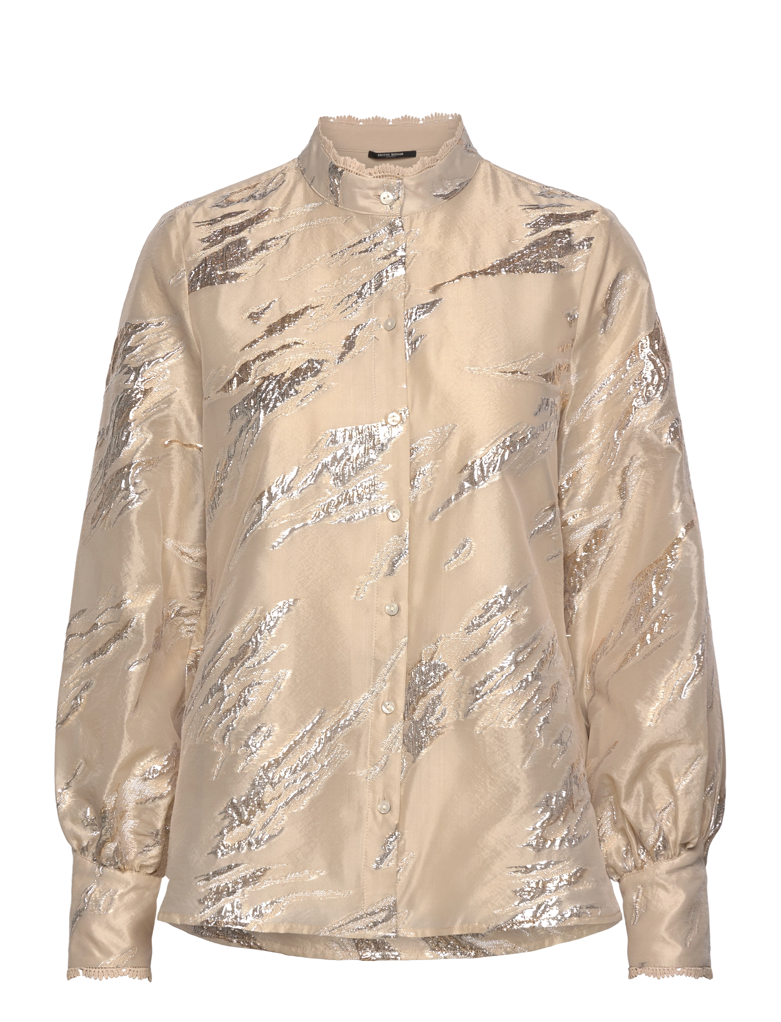 Bruuns Bazaar PlantagoBBCharlotta shirt - Tøj - LIGHT GOLD / gold