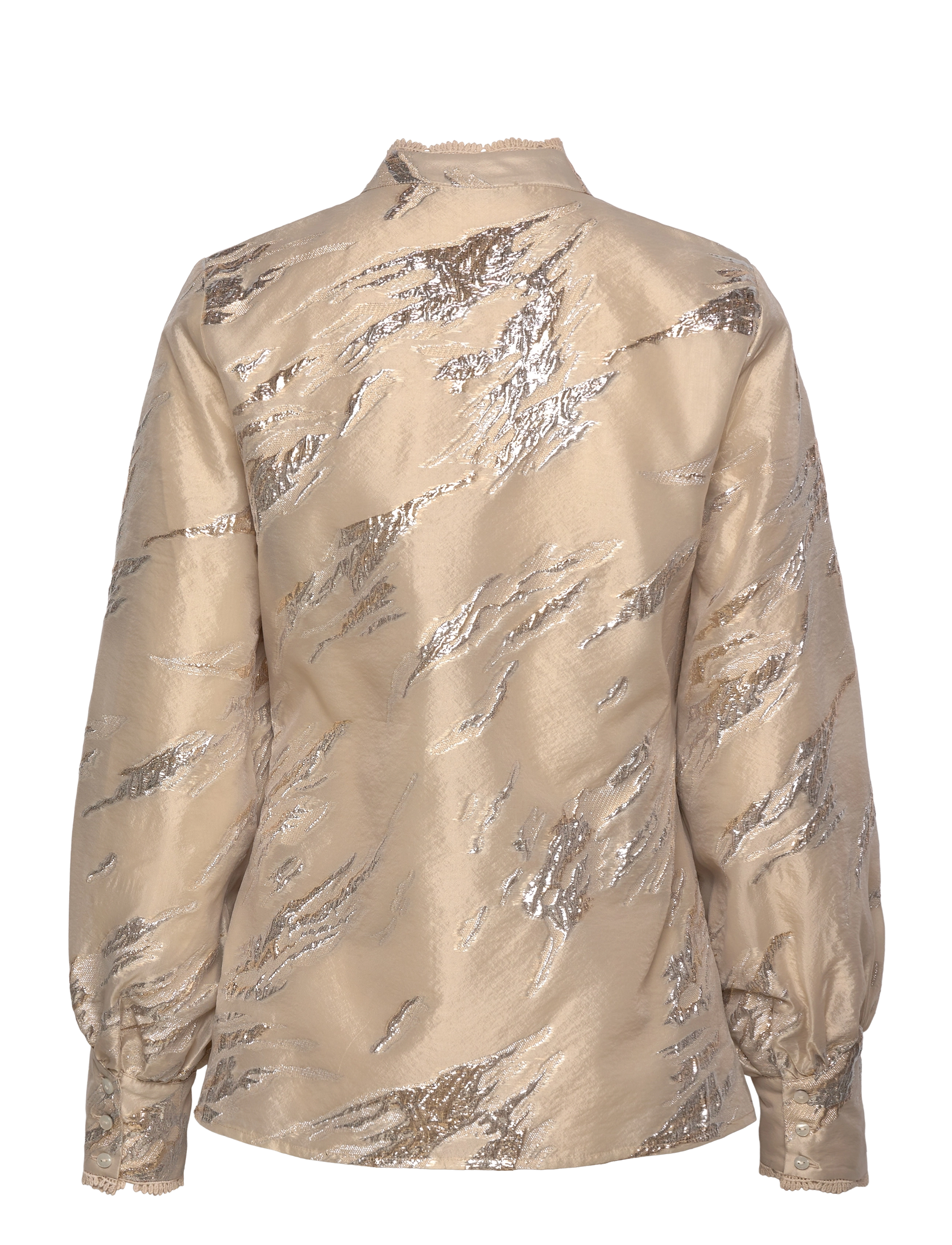 Bruuns Bazaar - PlantagoBBCharlotta shirt - long sleeved blouses - light gold - 2