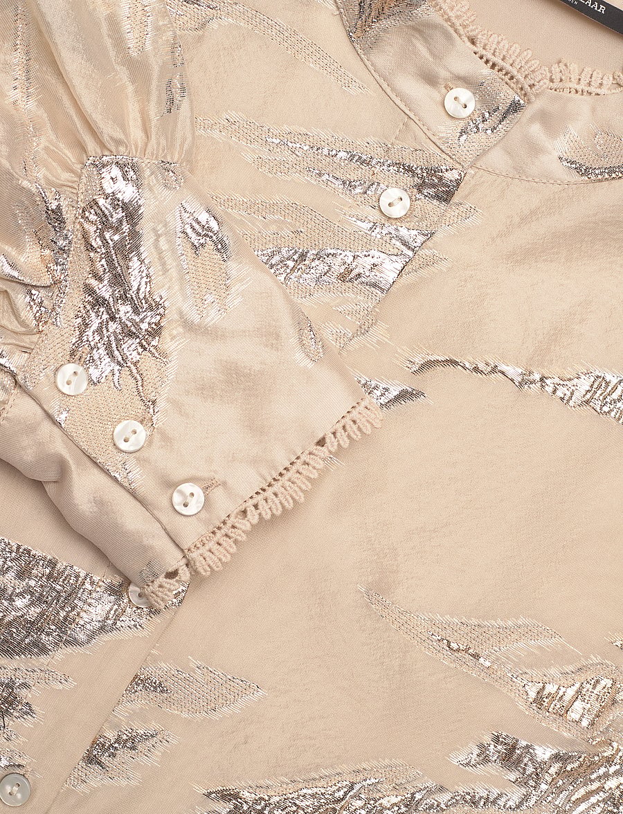 Bruuns Bazaar - PlantagoBBCharlotta shirt - langärmelige blusen - light gold - 3