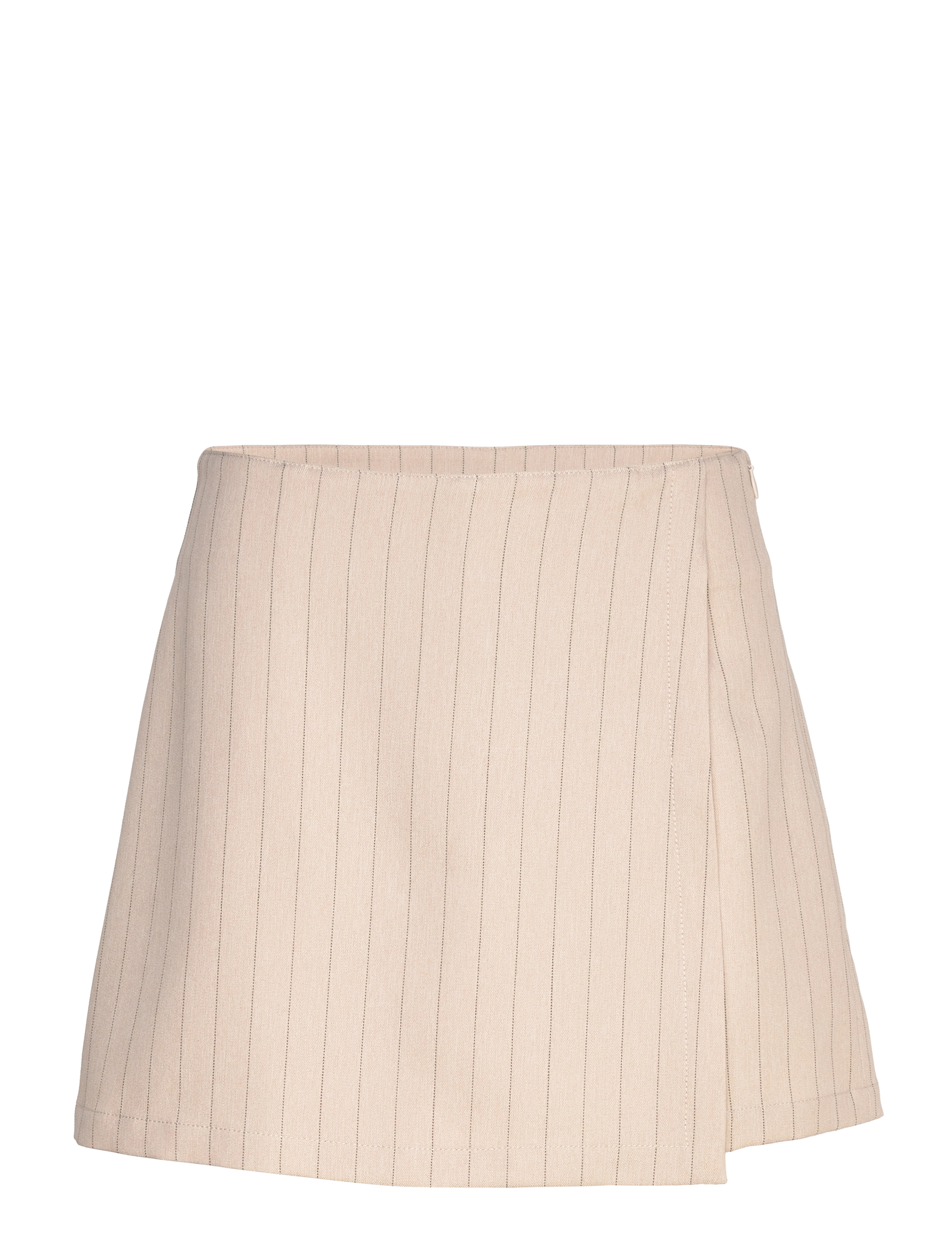 Bruuns Bazaar ApricotBBErica skirt shorts - Nederdele - LIGHT GREY STRIPES / beige