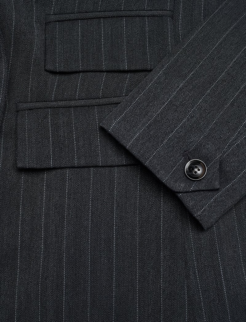 Bruuns Bazaar - ApricotBBLinda blazer - dubbelknäppta kavajer - herringbone blue pin stripe - 3