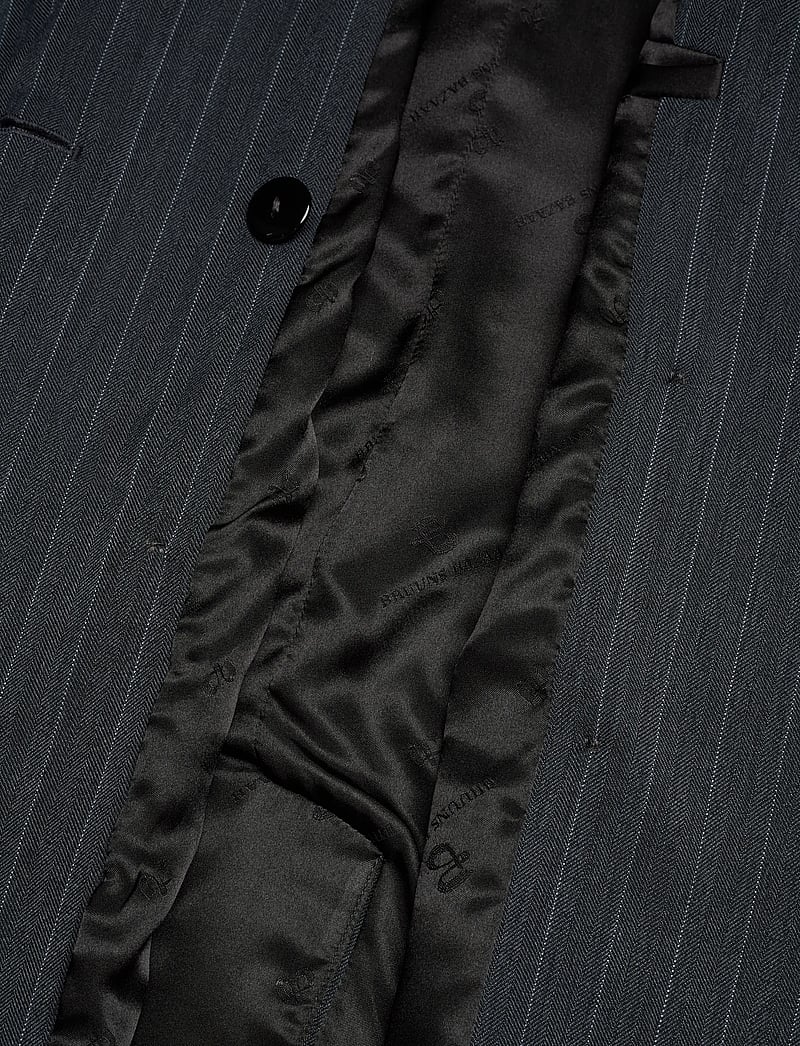 Bruuns Bazaar - ApricotBBLinda blazer - dubbelknäppta kavajer - herringbone blue pin stripe - 4