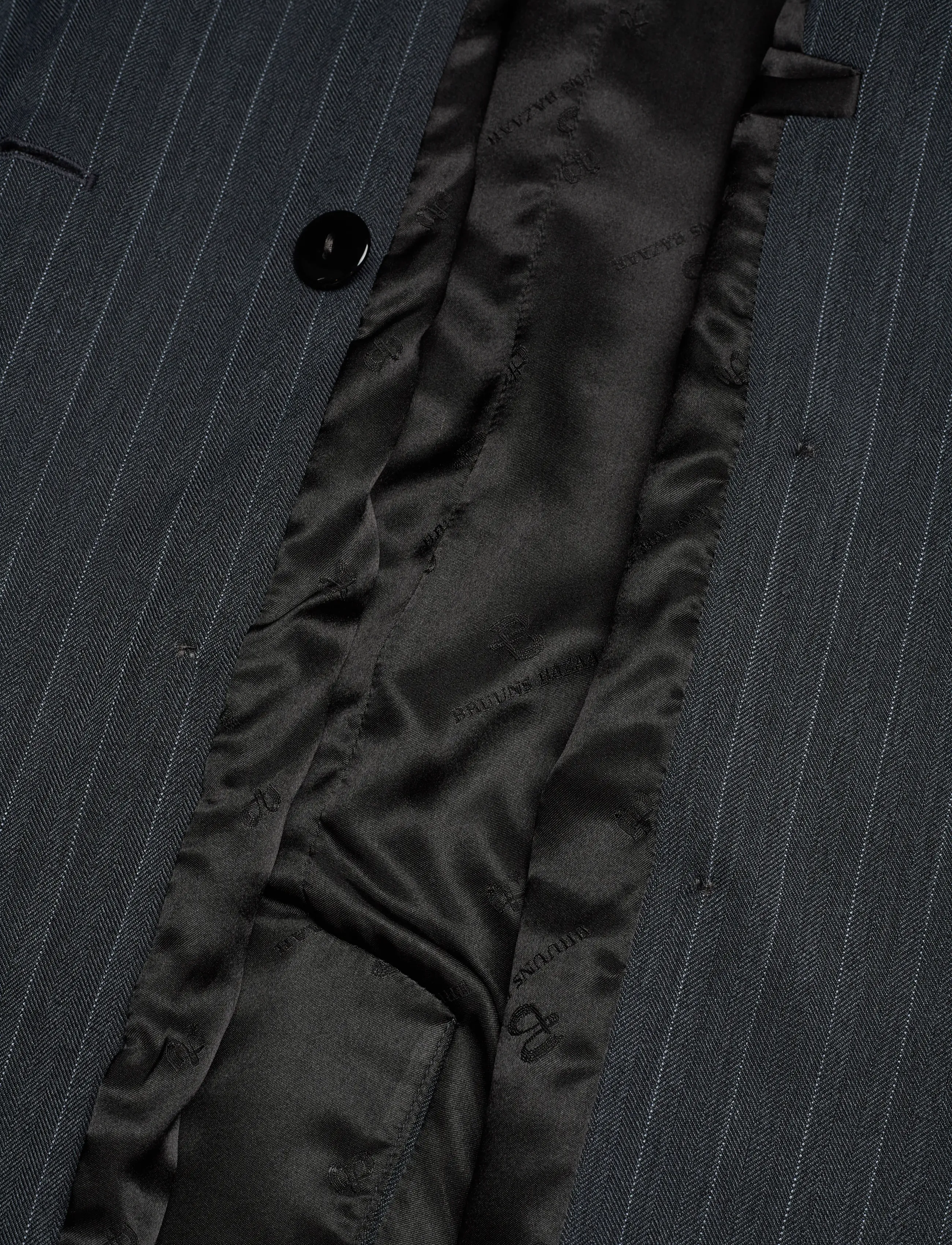 Bruuns Bazaar - ApricotBBLinda blazer - zweireihige blazer - herringbone blue pin stripe - 4