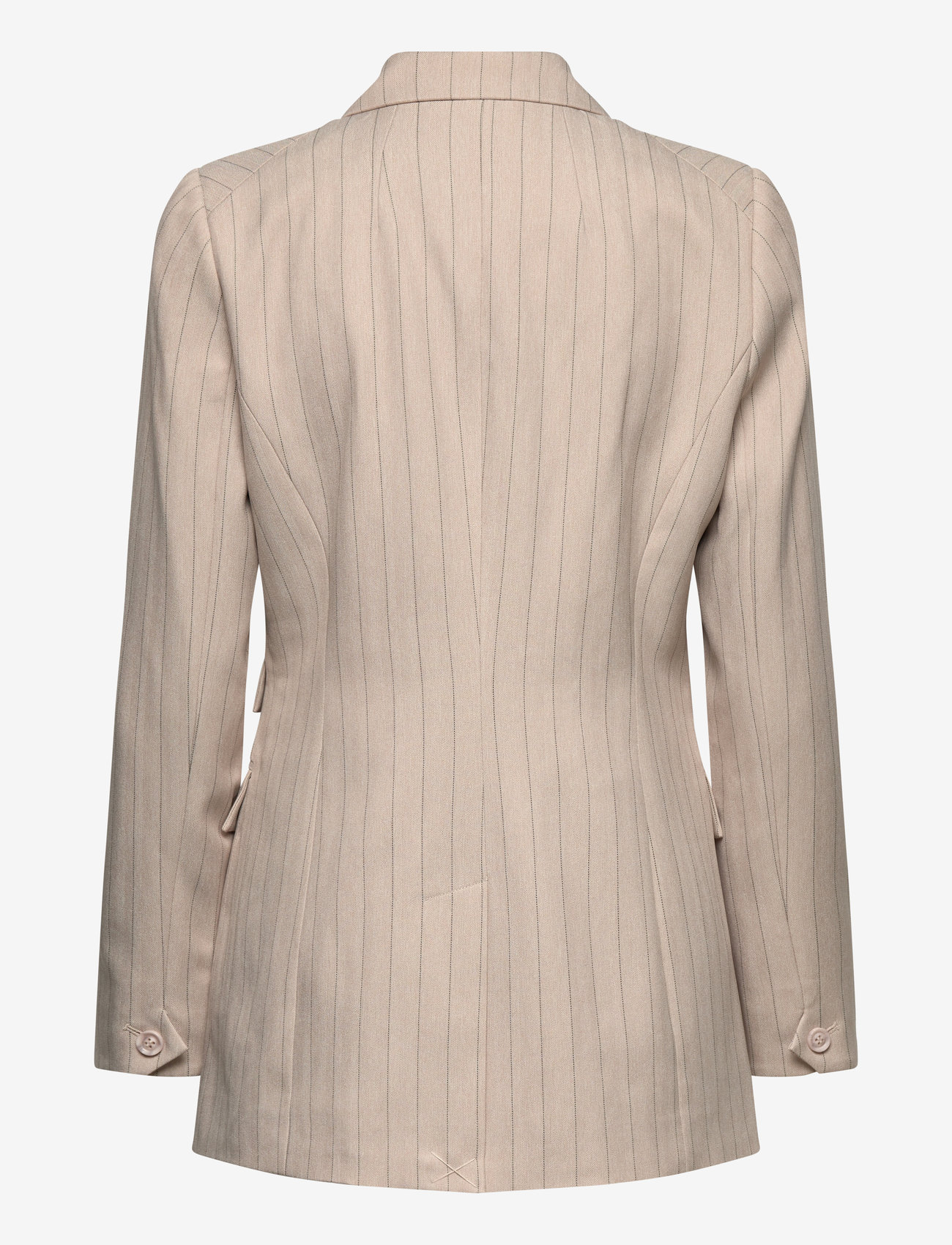Bruuns Bazaar - ApricotBBLinda blazer - kahes joones nööpidega bleiserid - light grey stripes - 1