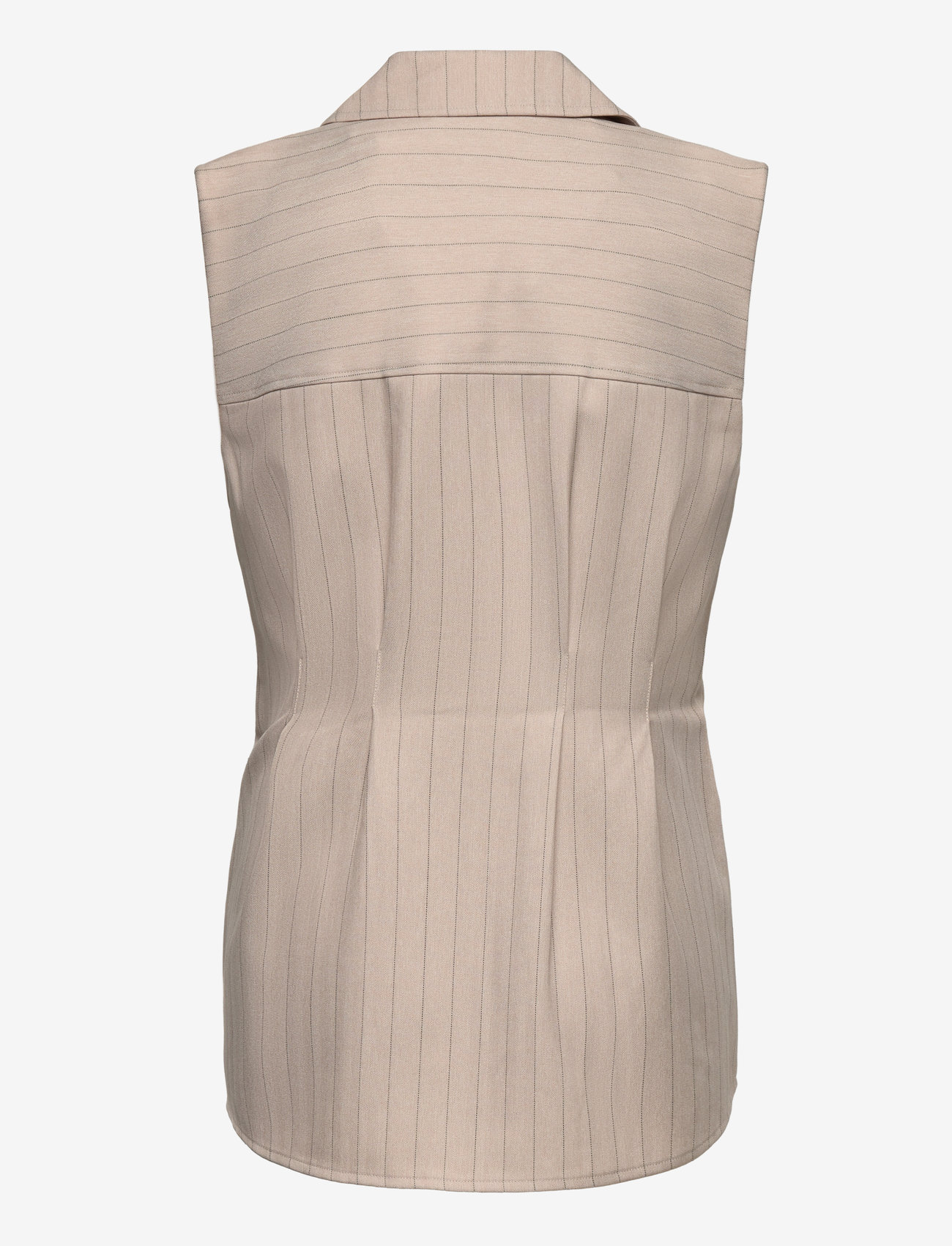 Bruuns Bazaar - ApricotBBUrwa waistcoat - light grey stripes - 2
