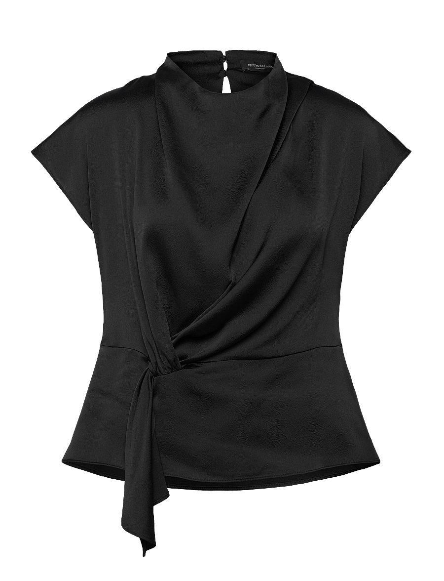 Bruuns Bazaar - AcaciaBBTinja blouse - Ärmellose blusen - black - 1