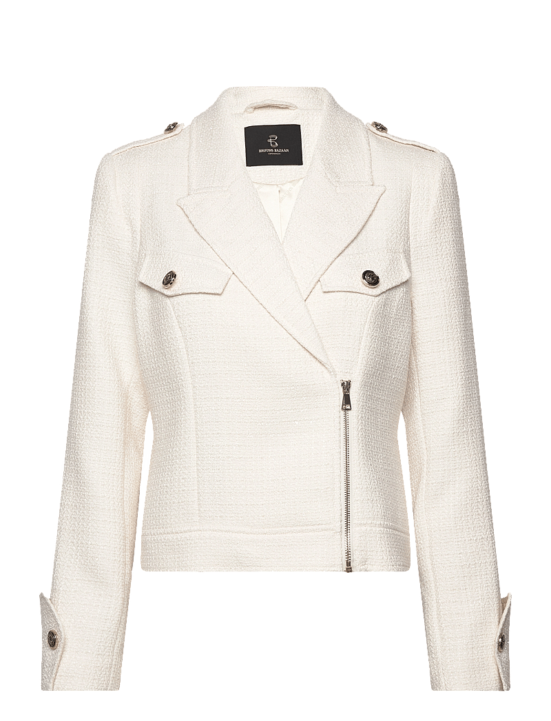 Bruuns Bazaar - PlatanusBBYda blazer - dubbelknäppta kavajer - snow white - 1