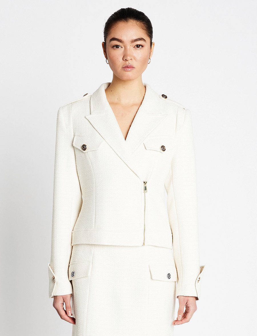 Bruuns Bazaar - PlatanusBBYda blazer - snow white - 0