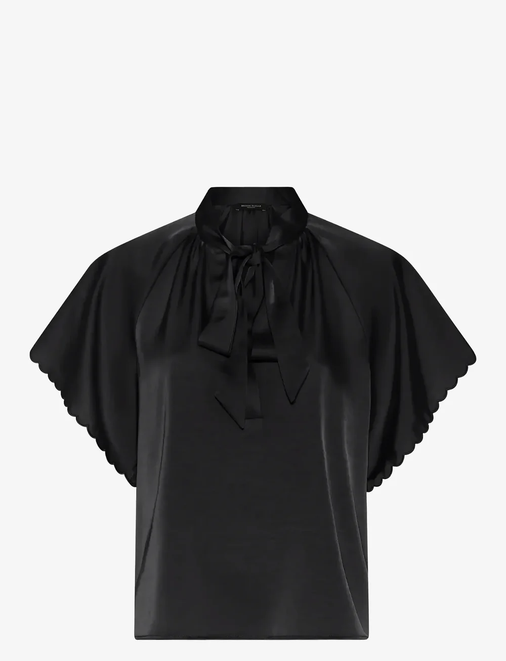 Bruuns Bazaar - BeckiaBBWendi blouse - kurzämlige blusen - black - 1