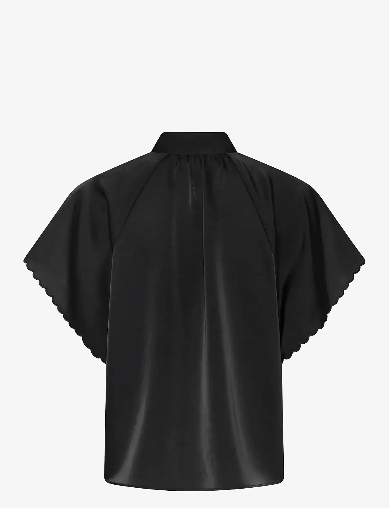 Bruuns Bazaar - BeckiaBBWendi blouse - kortärmade blusar - black - 2