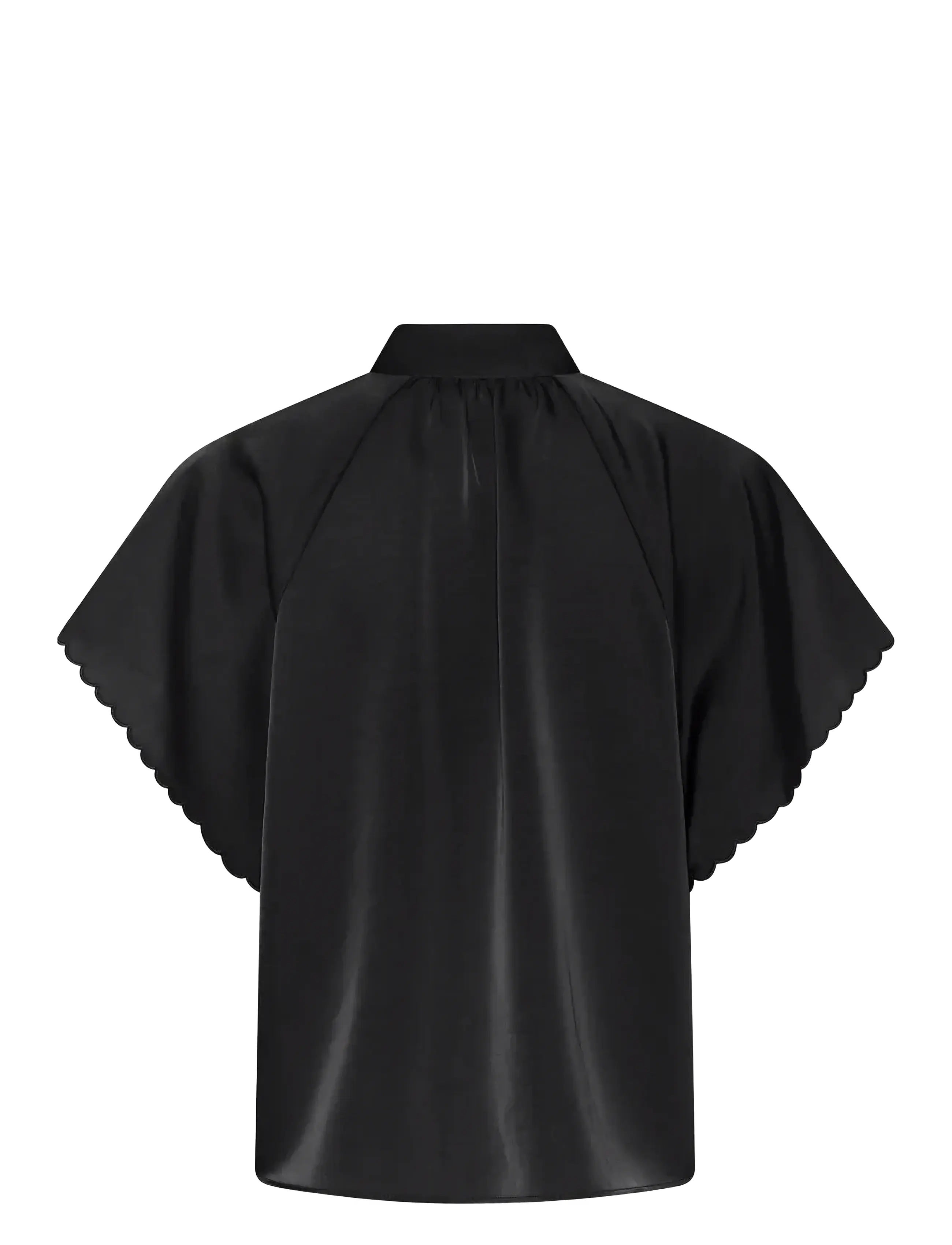 Bruuns Bazaar - BeckiaBBWendi blouse - lühikeste varrukatega pluusid - black - 2
