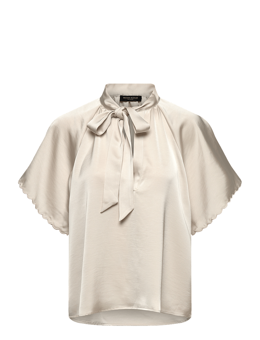 Bruuns Bazaar - BeckiaBBWendi blouse - kurzärmelige blusen - kit - 1