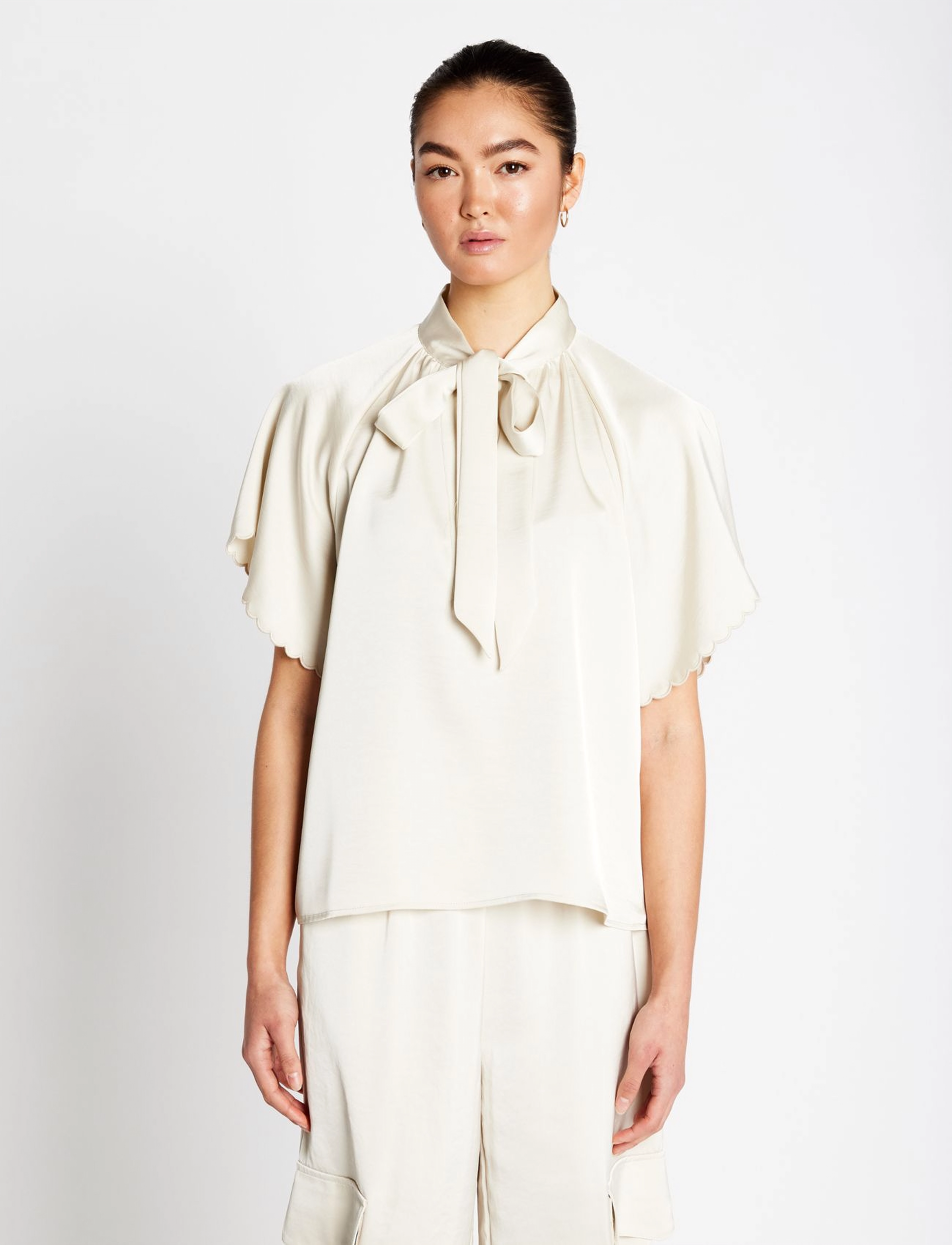 Bruuns Bazaar - BeckiaBBWendi blouse - kortærmede bluser - kit - 3