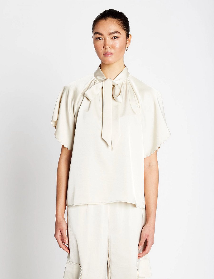Bruuns Bazaar - BeckiaBBWendi blouse - kurzärmelige blusen - kit - 3