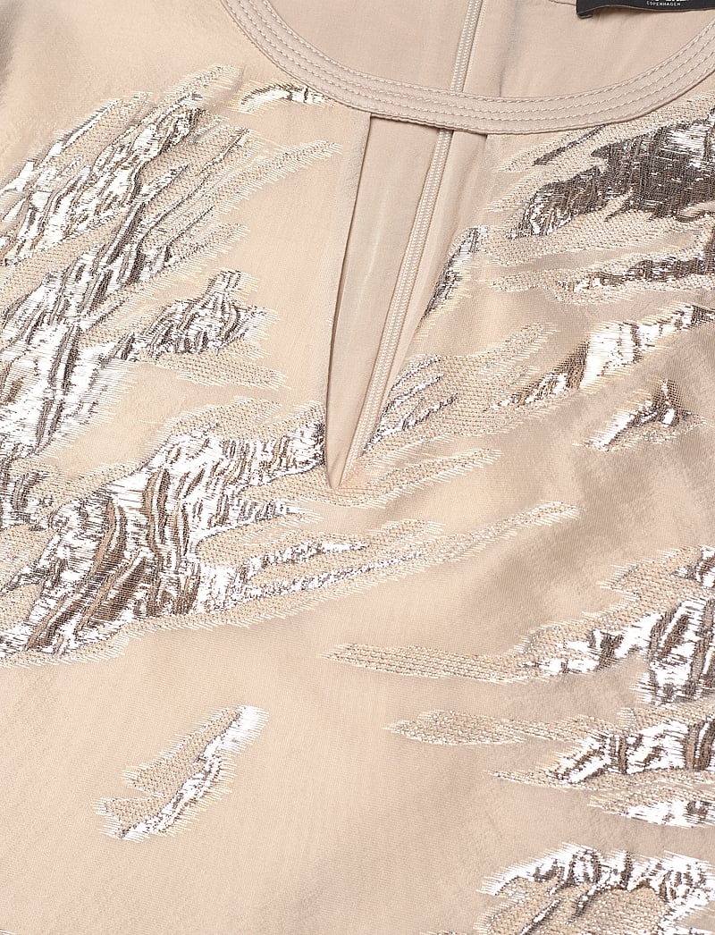 Bruuns Bazaar - PlantagoBBTheni dress - festklänningar - light gold - 3