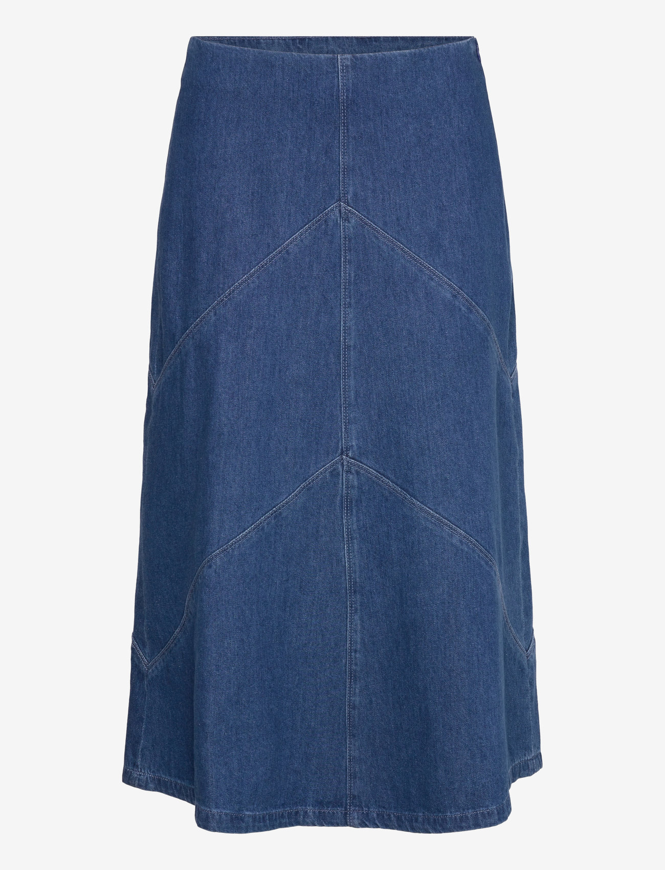 Bruuns Bazaar - CanaBBEleen skirt - denim skirts - dark blue denim - 0