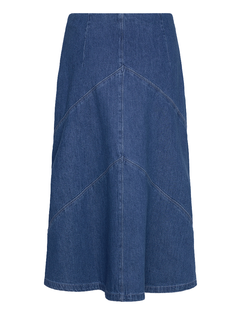 Bruuns Bazaar - CanaBBEleen skirt - denim skirts - dark blue denim - 1