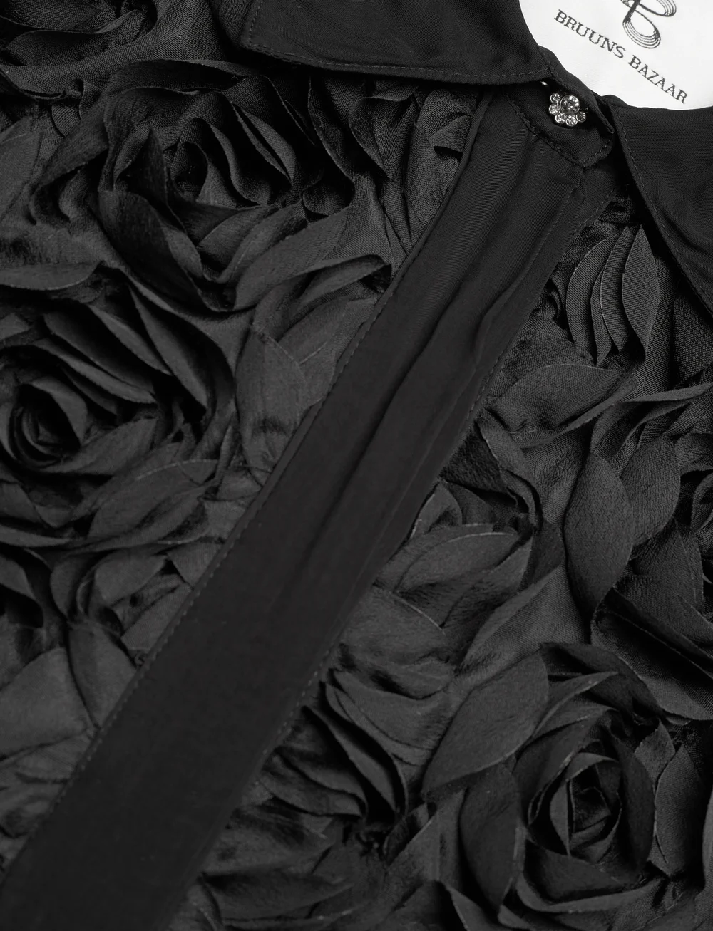 Bruuns Bazaar - ChiffonBBAsta shirt - langærmede bluser - black - 2