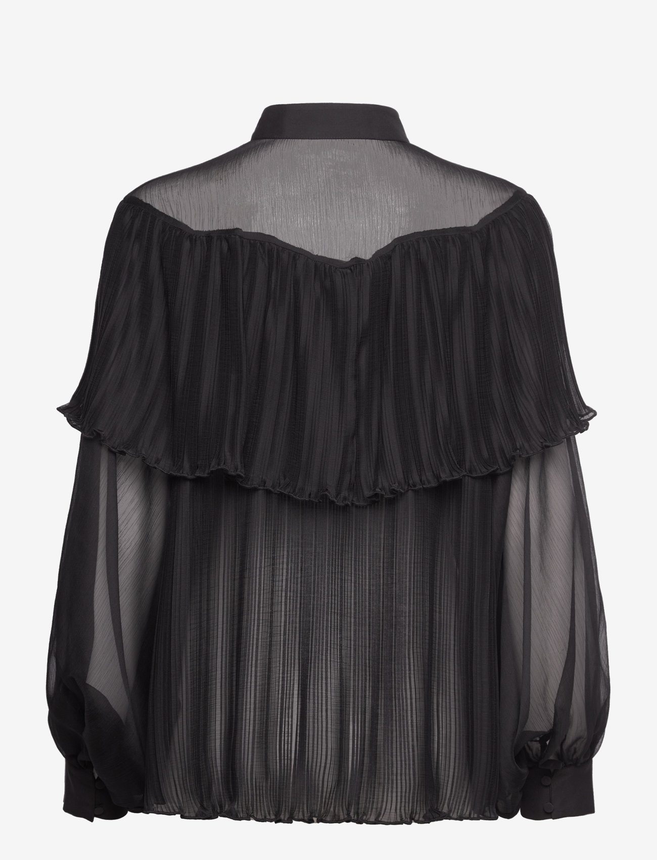 Bruuns Bazaar - RosaliBBMeasi shirt - langærmede bluser - black - 1