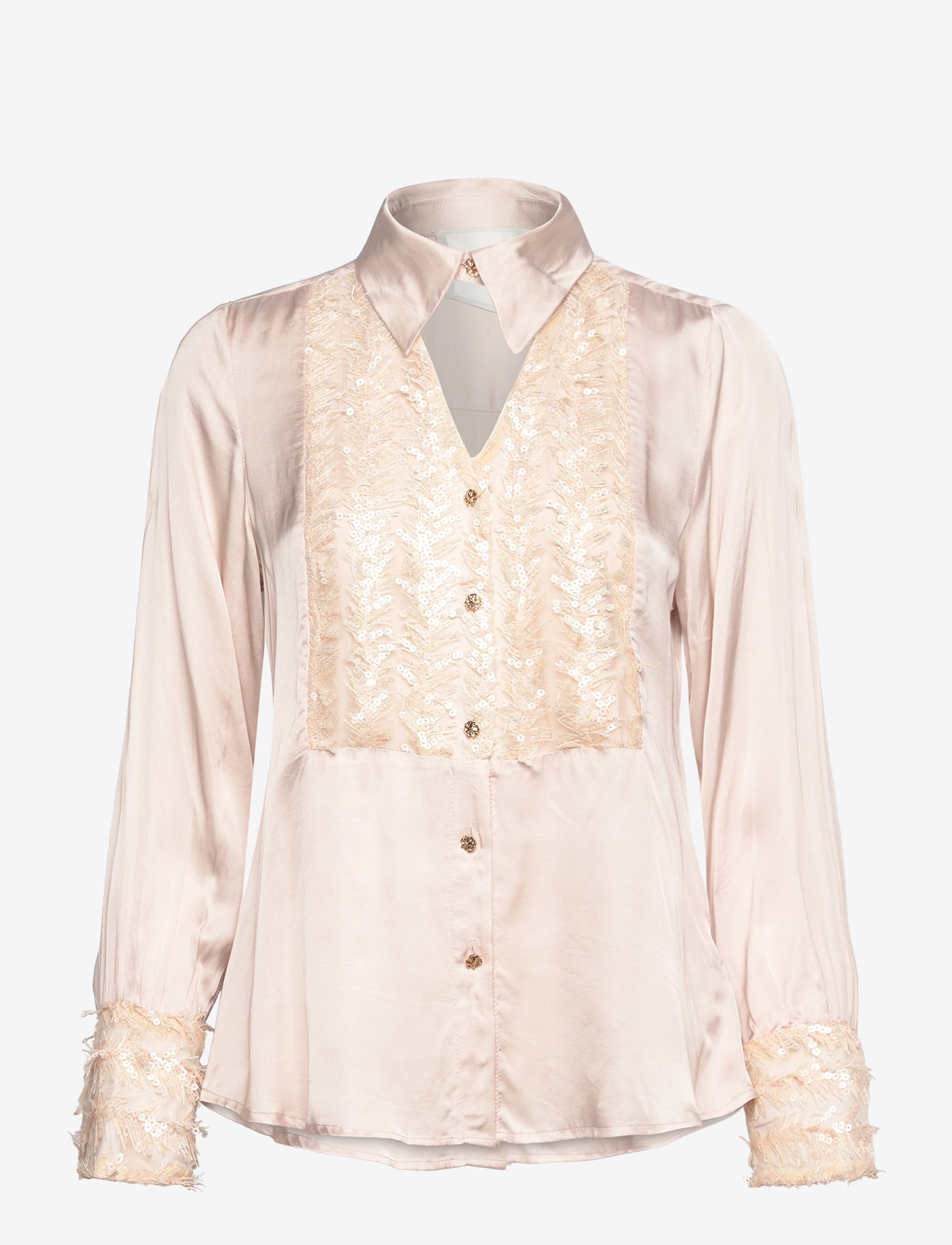 Bruuns Bazaar - GilliflowerBBBalida shirt - langärmlige blusen - kit - 0