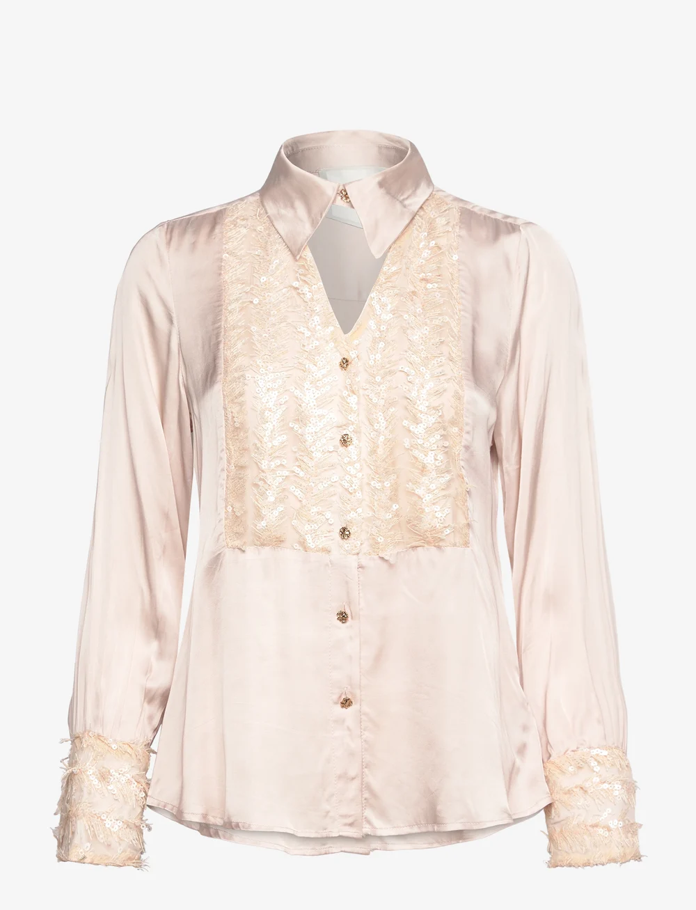 Bruuns Bazaar - GilliflowerBBBalida shirt - langärmlige blusen - kit - 0