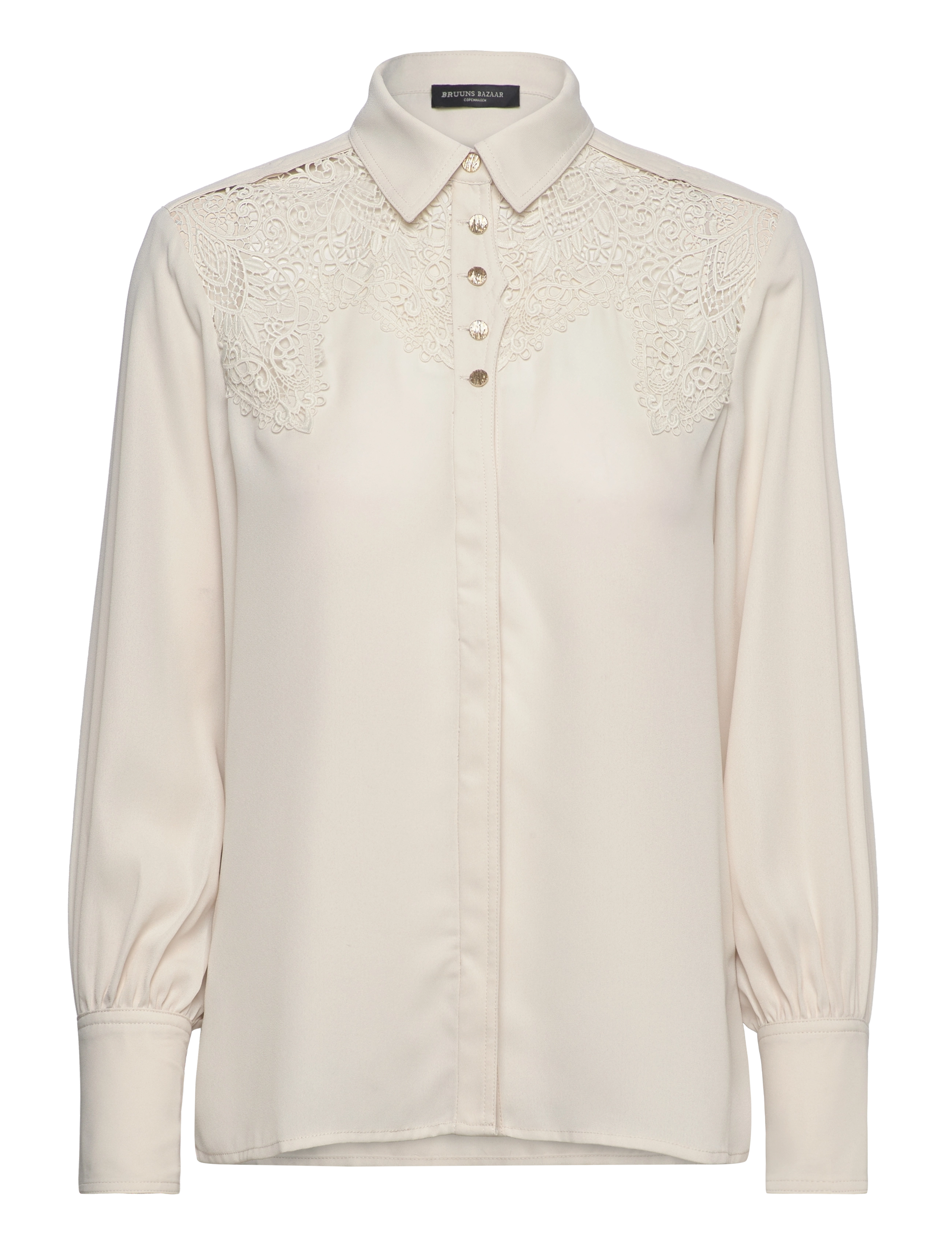 BRUUNS BAZAAR Camillabbvienara Shirt Beige - 44 - Damen