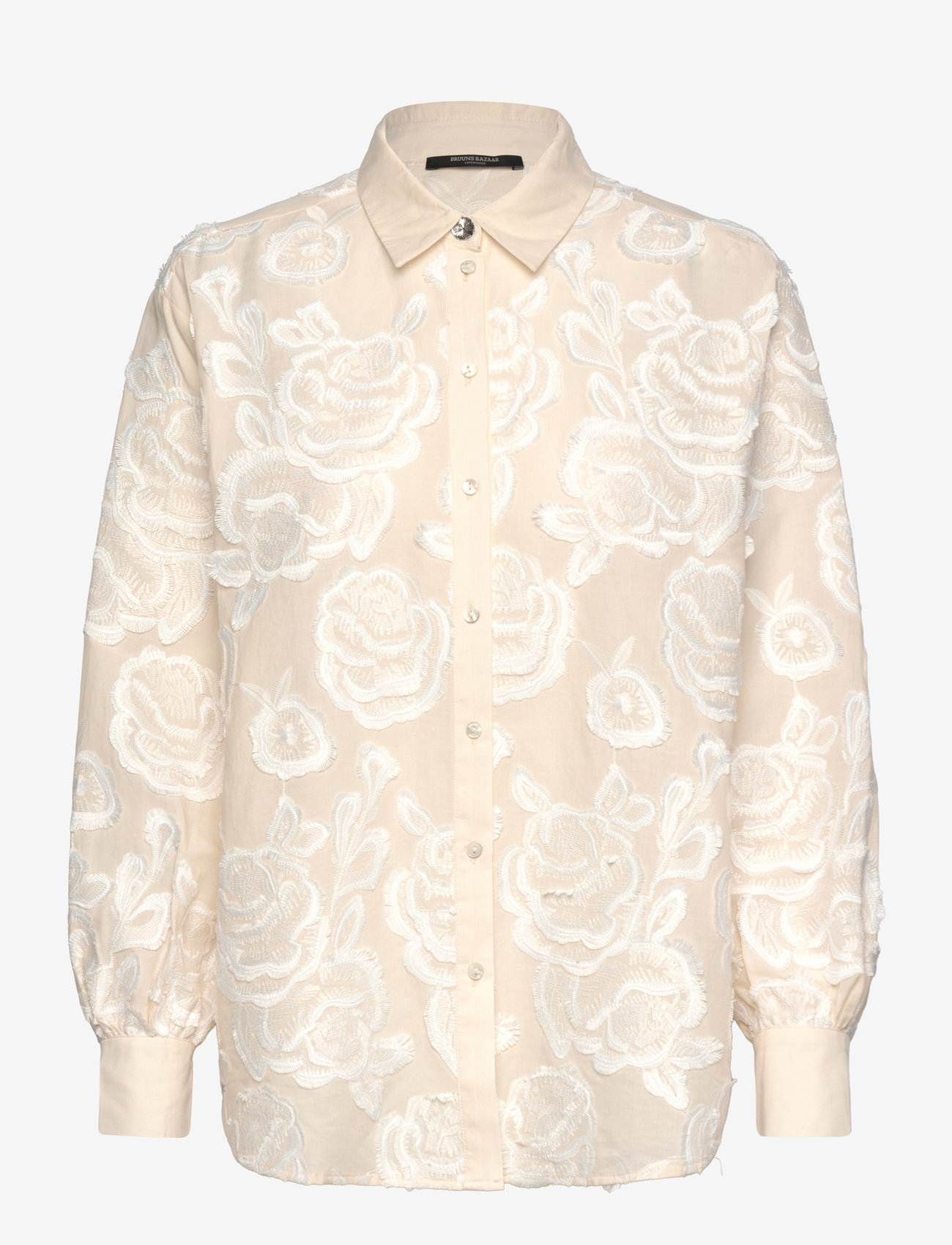 Bruuns Bazaar - CalamusBBFelina shirt - långärmade skjortor - white - 1