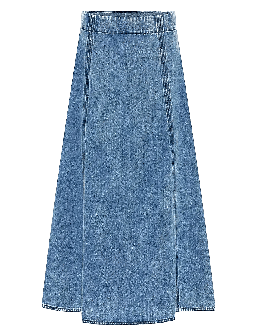 Bruuns Bazaar - PlatieBBAliya skirt - teksaseelikud - blue denim - 1
