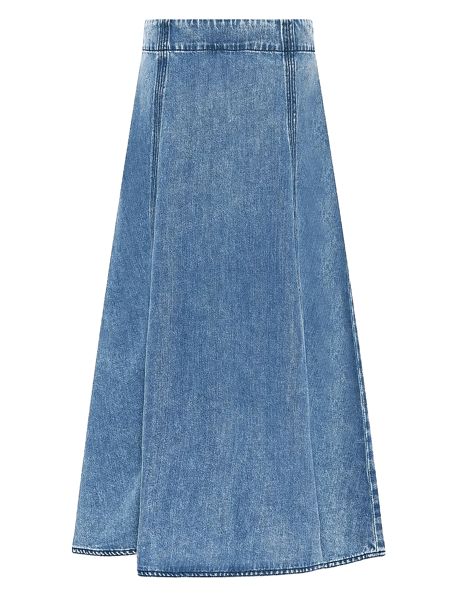 Bruuns Bazaar - PlatieBBAliya skirt - teksaseelikud - blue denim - 2