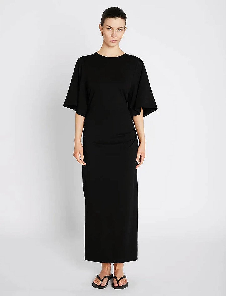 Bruuns Bazaar - AlnusBBNathala dress - t-shirtkjoler - black - 0