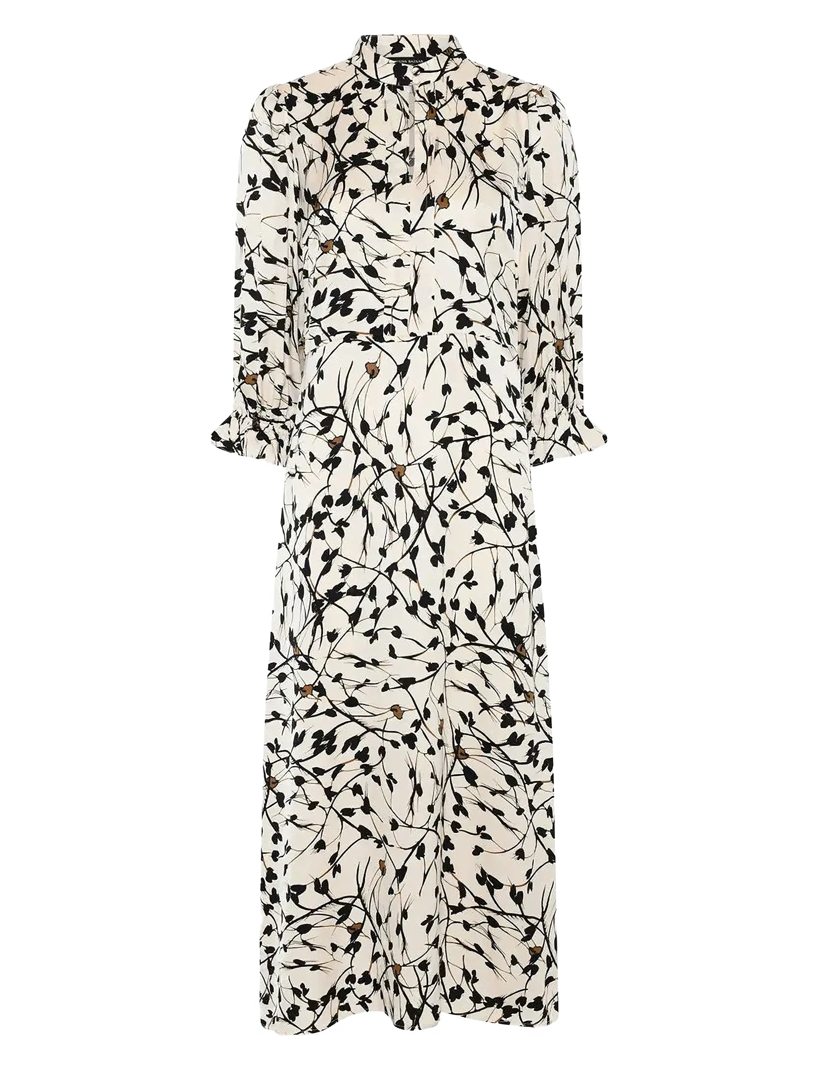 Bruuns Bazaar FloretBBClarene dress - Cocktailkleider - WHITE CREAM AOP / cream