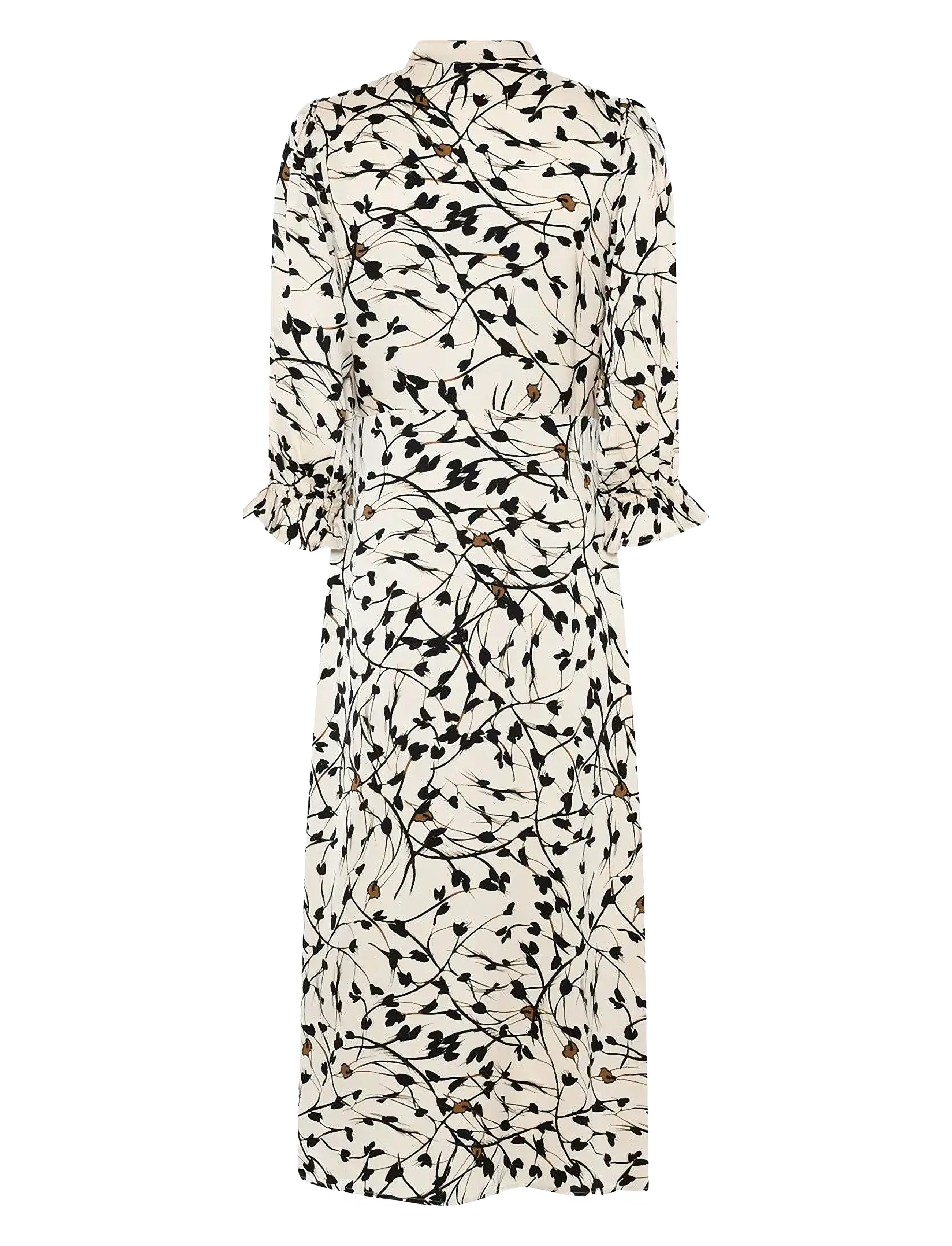 Bruuns Bazaar - FloretBBClarene dress - midikleidid - white cream aop - 2