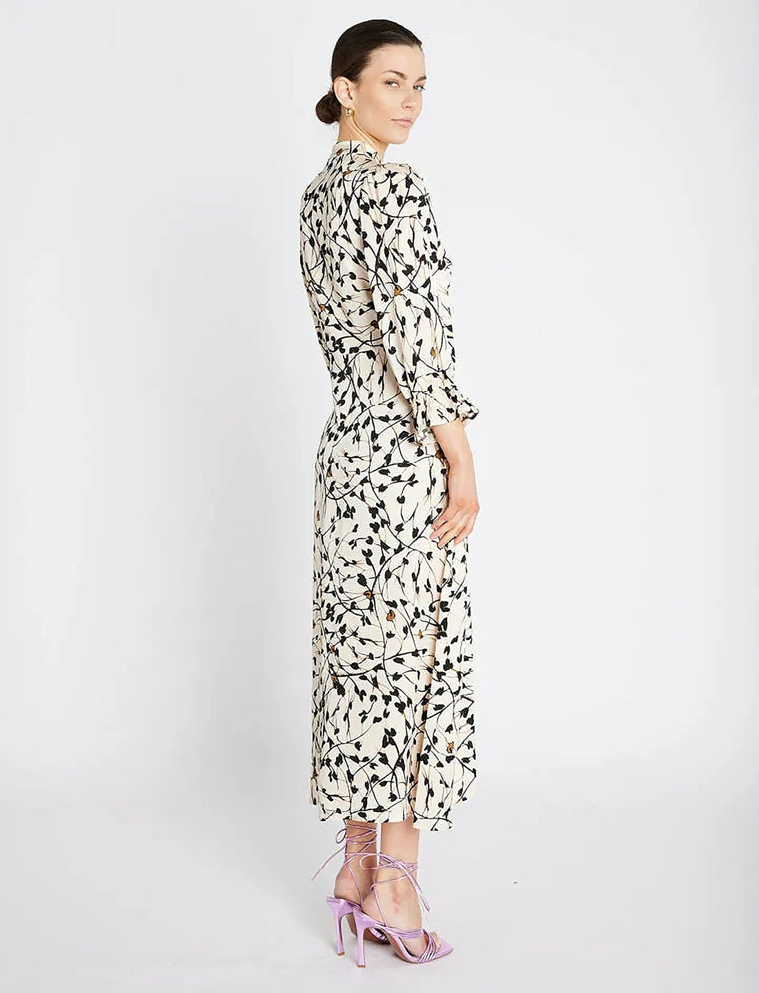 Bruuns Bazaar - FloretBBClarene dress - kokteilikleidid - white cream aop - 4