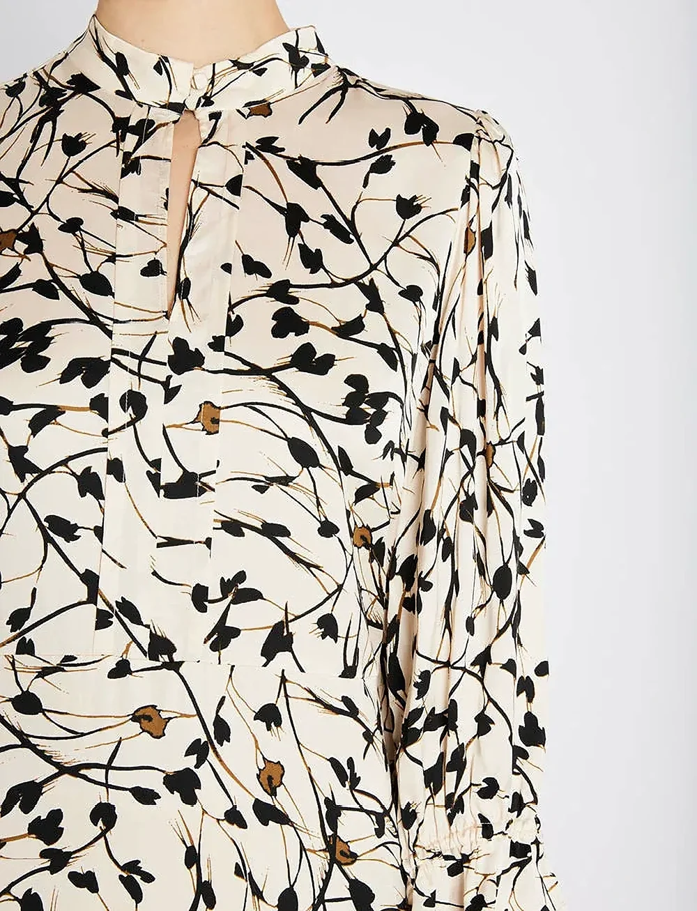 Bruuns Bazaar - FloretBBClarene dress - kokteilikleidid - white cream aop - 5