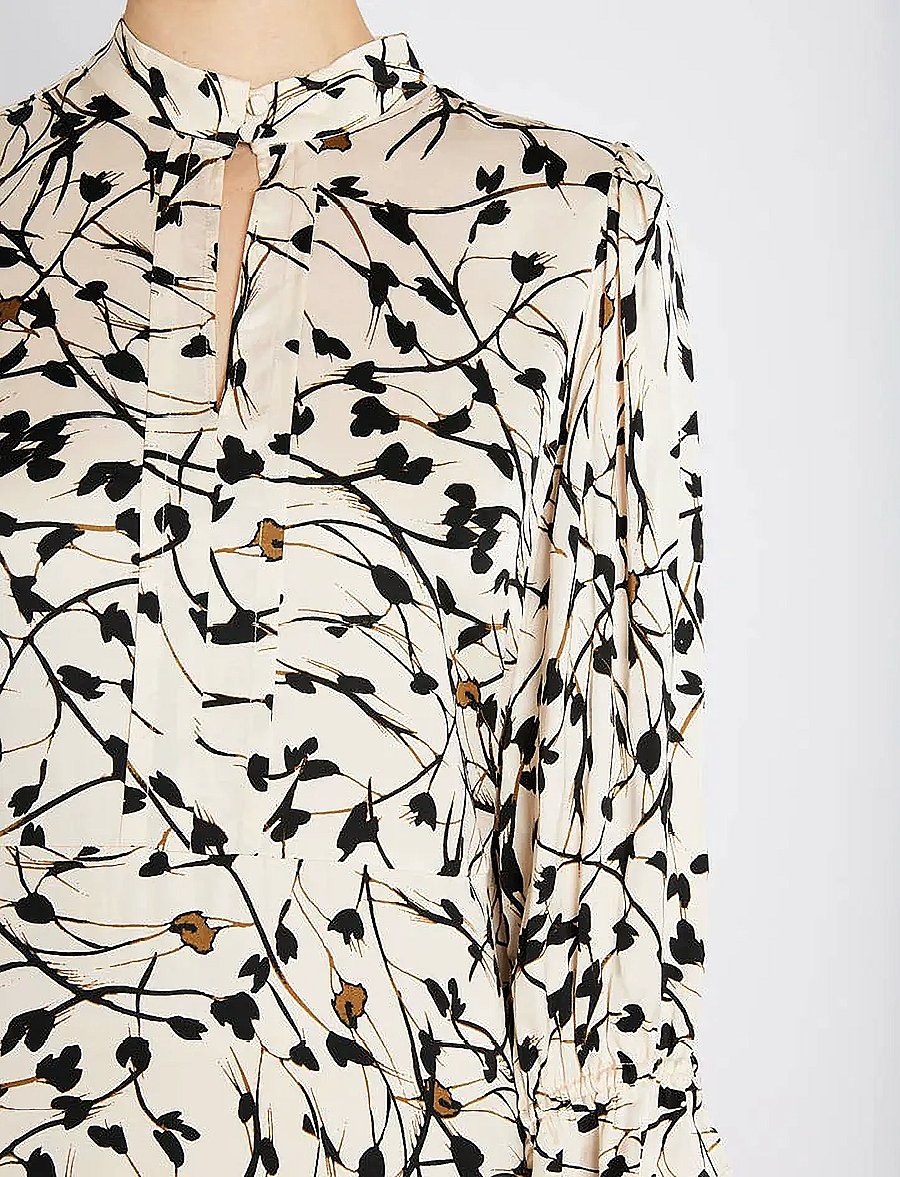 Bruuns Bazaar - FloretBBClarene dress - sukienki koktajlowe - white cream aop - 5