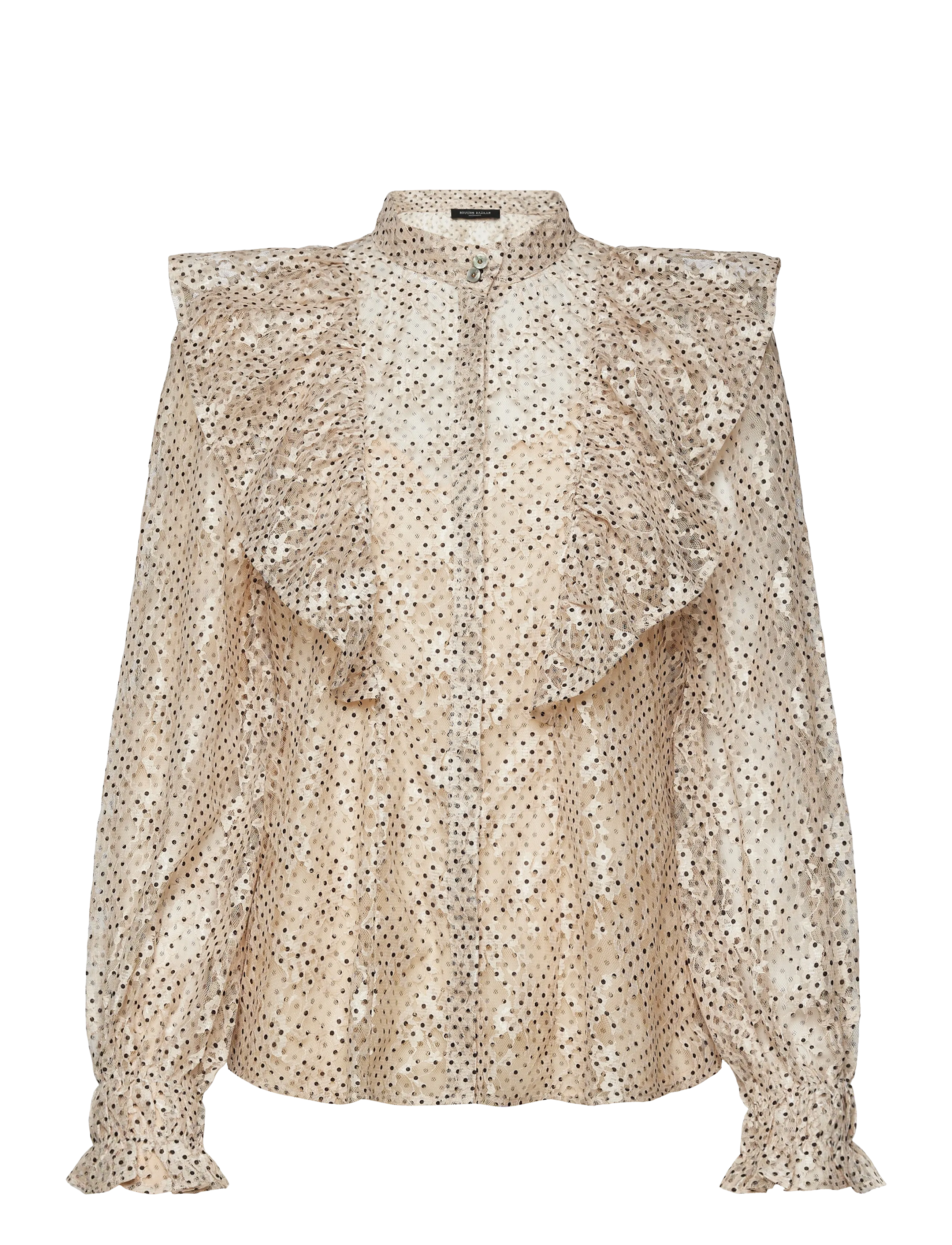 Bruuns Bazaar PanthusBBYonas shirt - Bluser - SHELL / cream