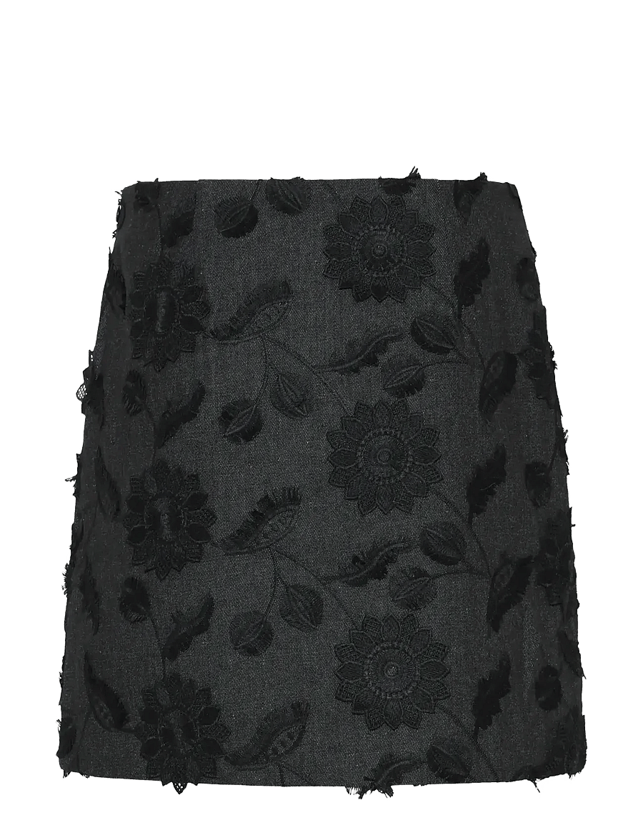 Bruuns Bazaar - AlmondBBJoannas skirt - kurze röcke - black - 2