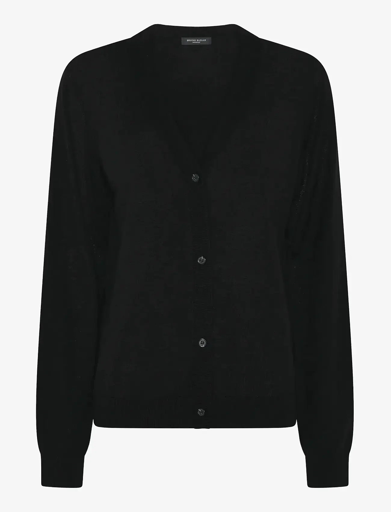 Bruuns Bazaar - CharleneBBWaria knit cardigan - cardigans - black - 0