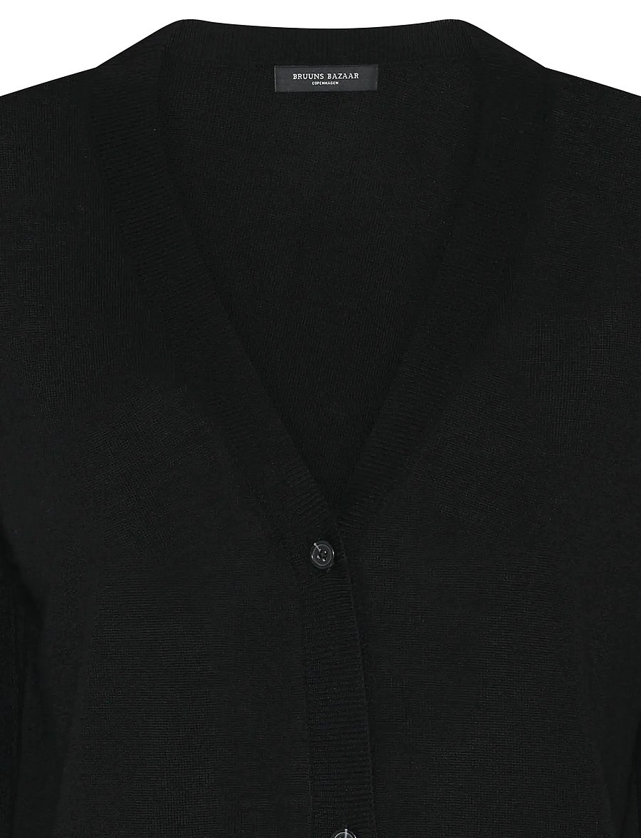 Bruuns Bazaar - CharleneBBWaria knit cardigan - strickjacken - black - 2