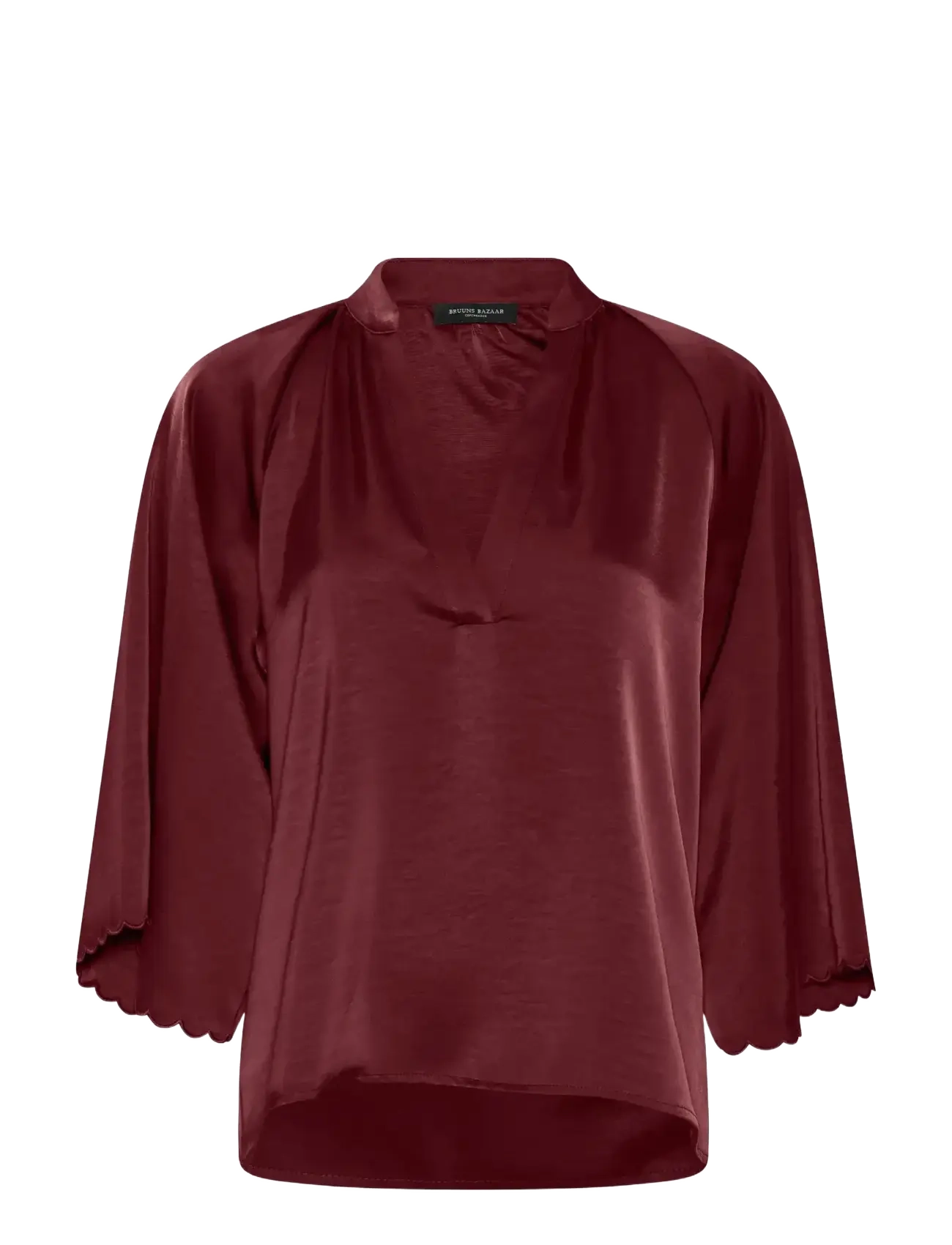 Bruuns Bazaar BeckiaBBWinny blouse - Bluser - BURGUNDY / burgundy