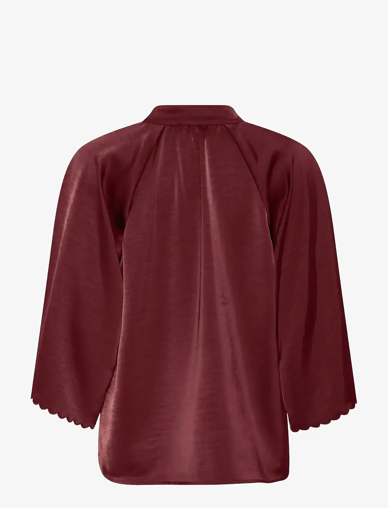 Bruuns Bazaar - BeckiaBBWinny blouse - langärmlige blusen - burgundy - 2