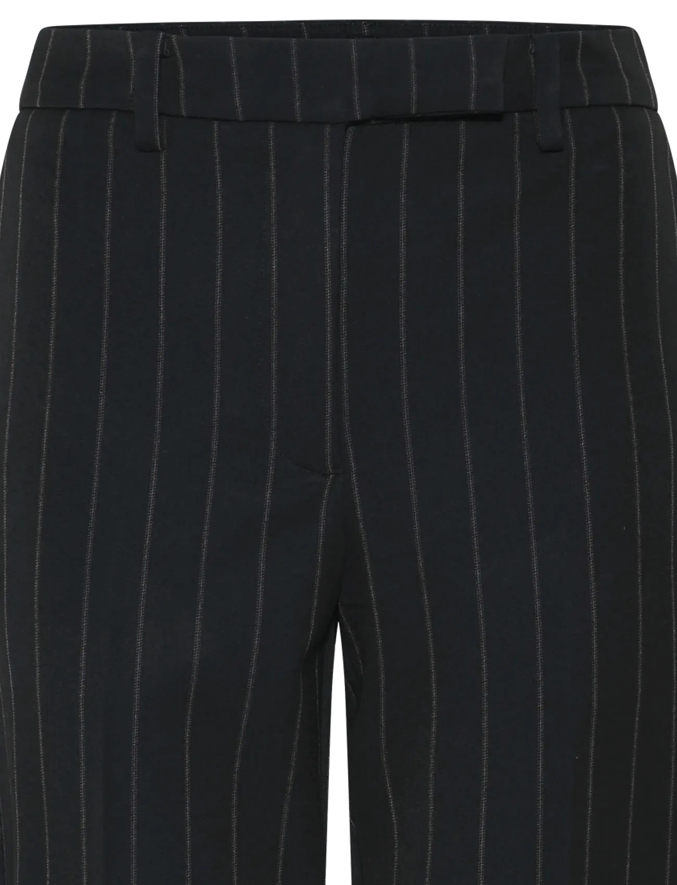 Bruuns Bazaar - HydrangeaBBCigga pants - straight leg trousers - black pinstripe - 3