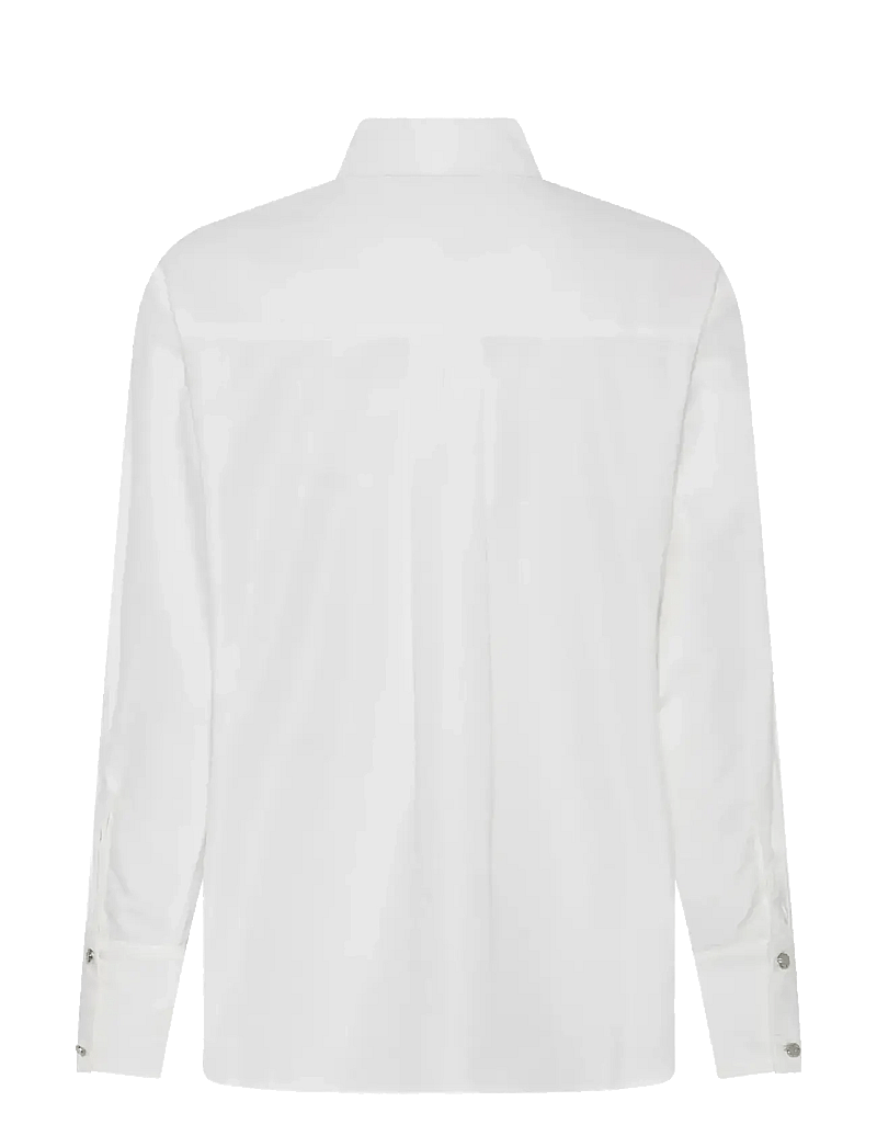 Bruuns Bazaar - ChrisoulaBBSiw shirt - langærmede skjorter - snow white - 2