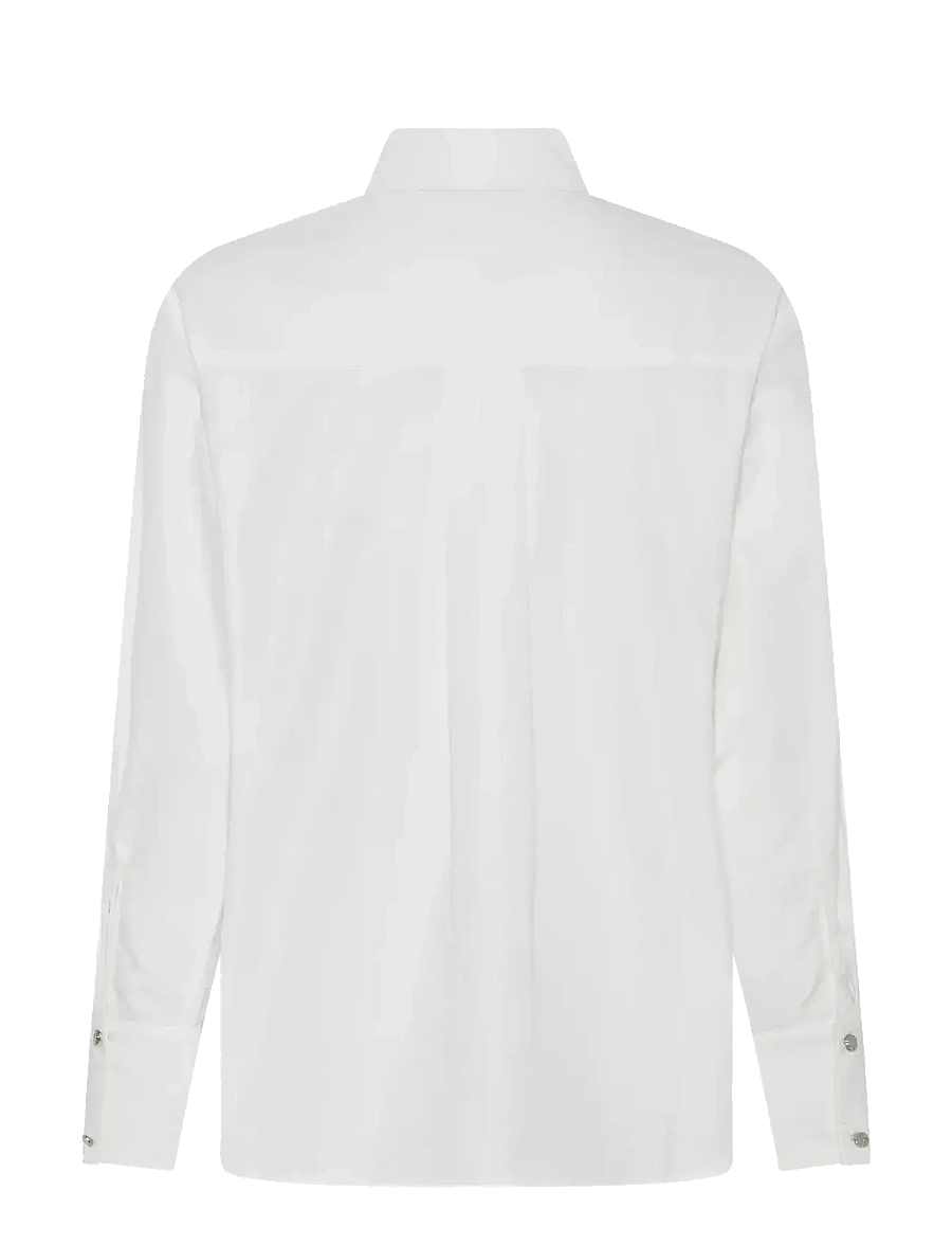 Bruuns Bazaar - ChrisoulaBBSiw shirt - långärmade skjortor - snow white - 2
